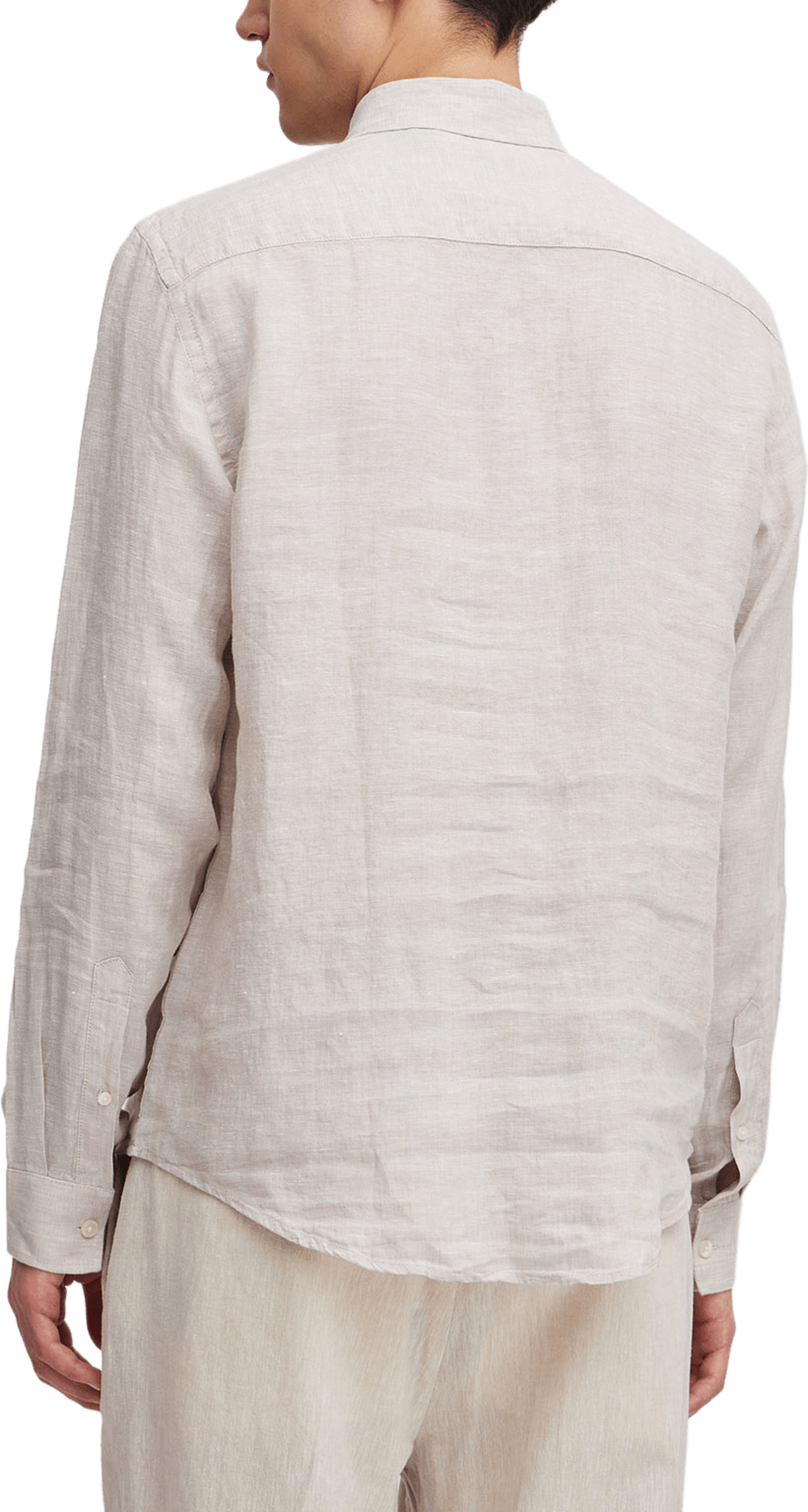 CFANTON BD LS linen shirt Shirt, från Casual Friday, i färgen Chateau Gray. Klicka för att öppna bilden i stort format