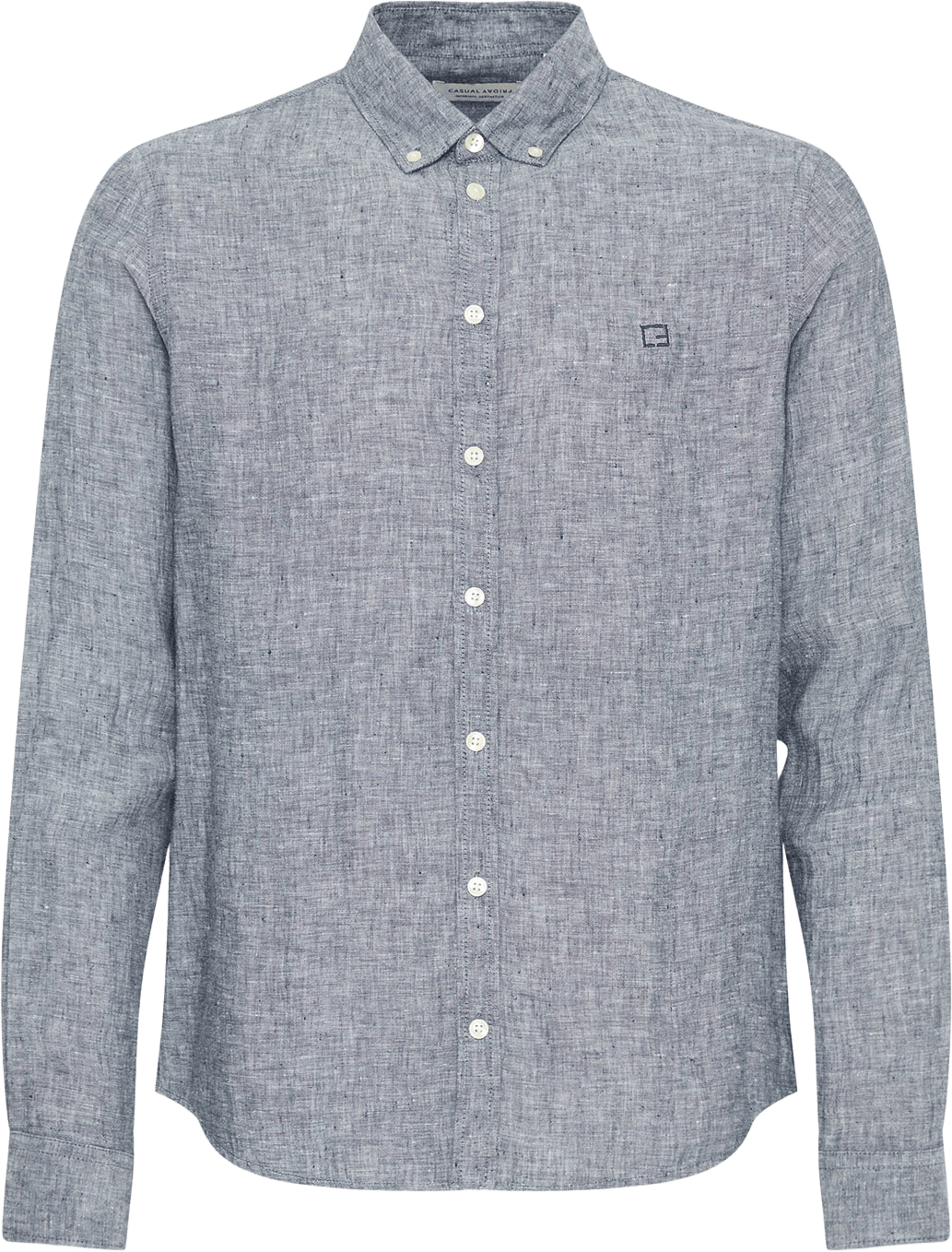 CFANTON BD LS linen shirt Shirt, från Casual Friday, i färgen Navy Blazer. Klicka för att öppna bilden i stort format