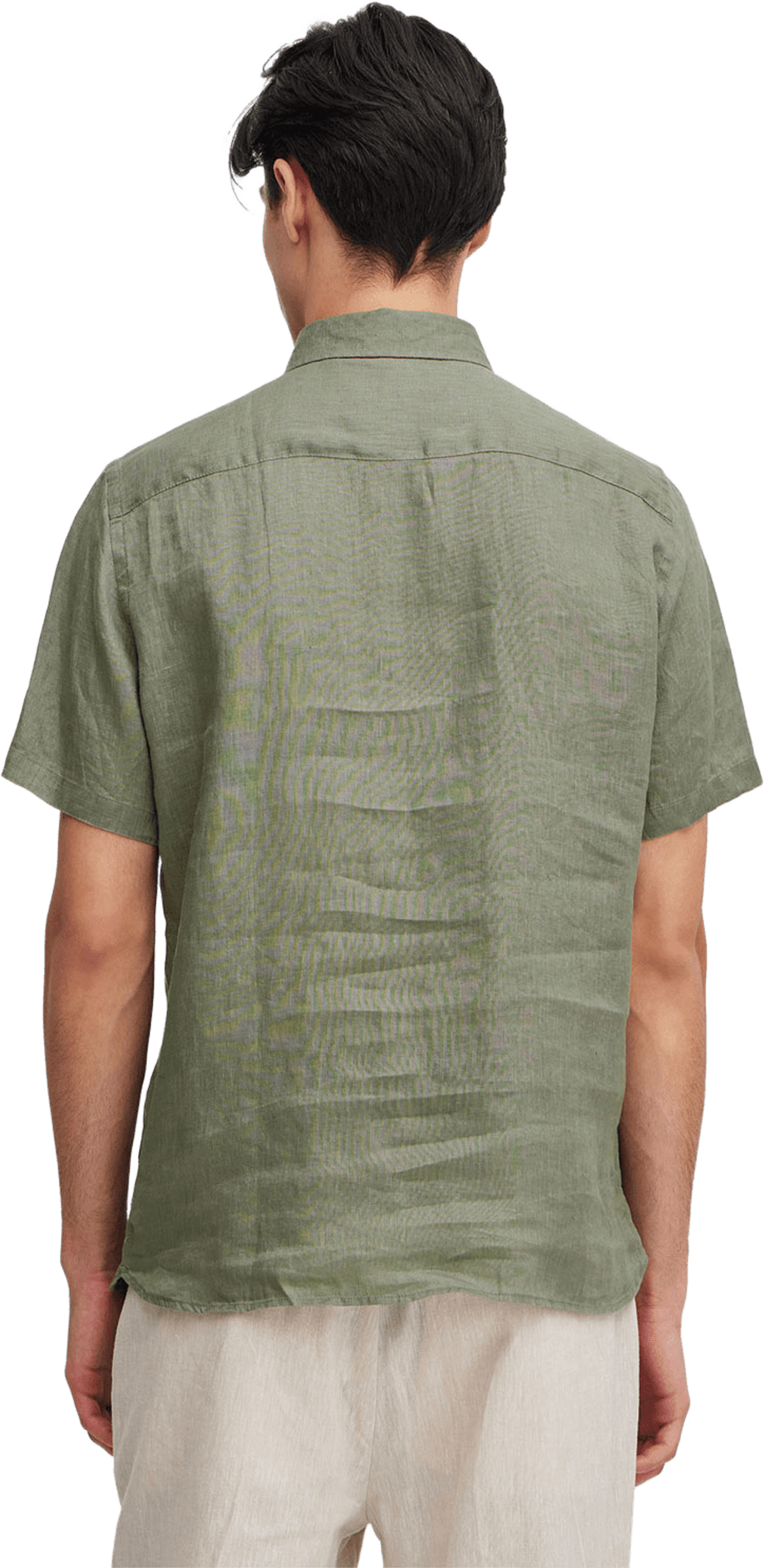 CFANTON 0071 SS 100% linen shirt Shirt, från Casual Friday, i färgen Agave Green. Klicka för att öppna bilden i stort format