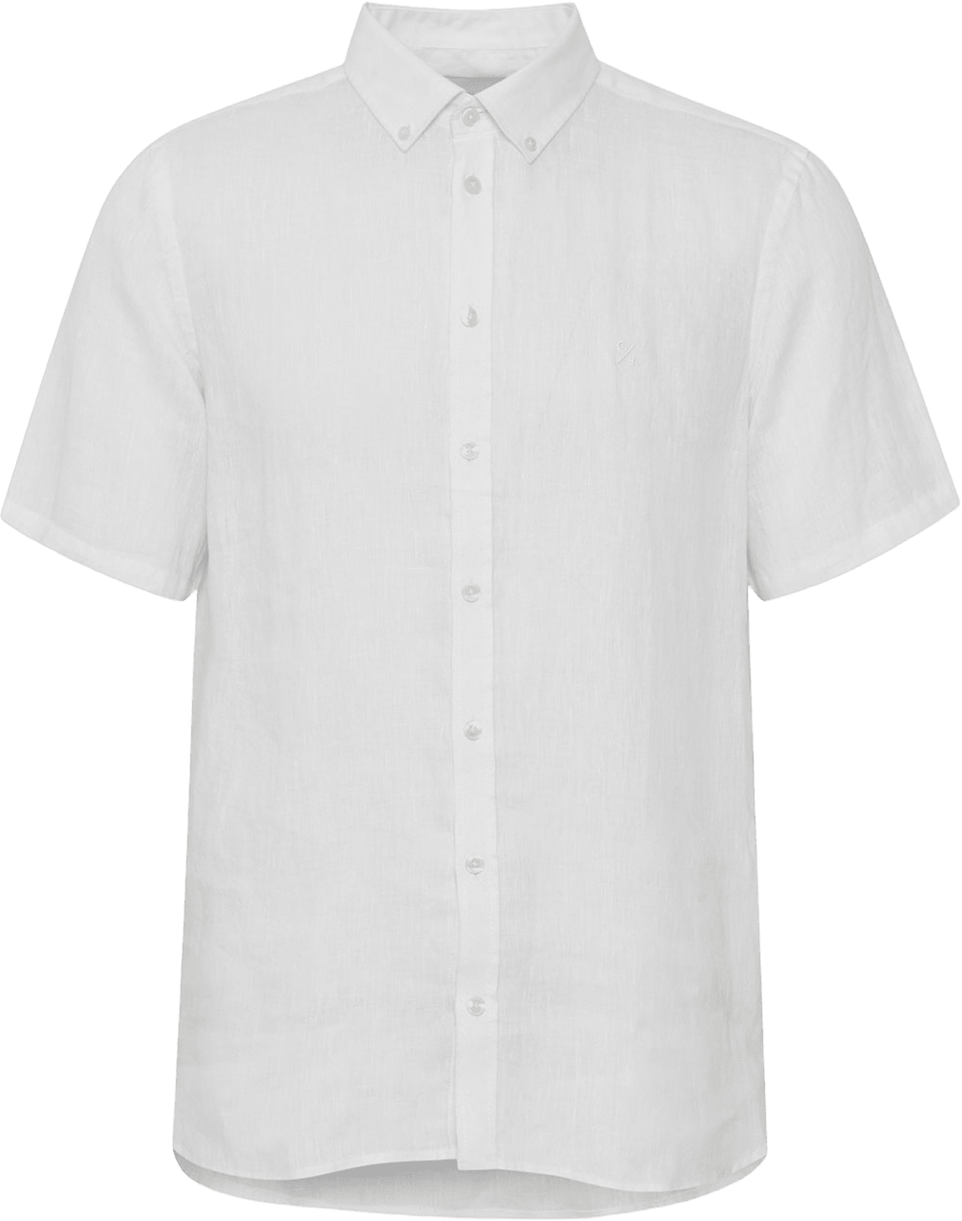 CFANTON 0071 SS 100% linen shirt Shirt, från Casual Friday, i färgen Snow White. Klicka för att öppna bilden i stort format