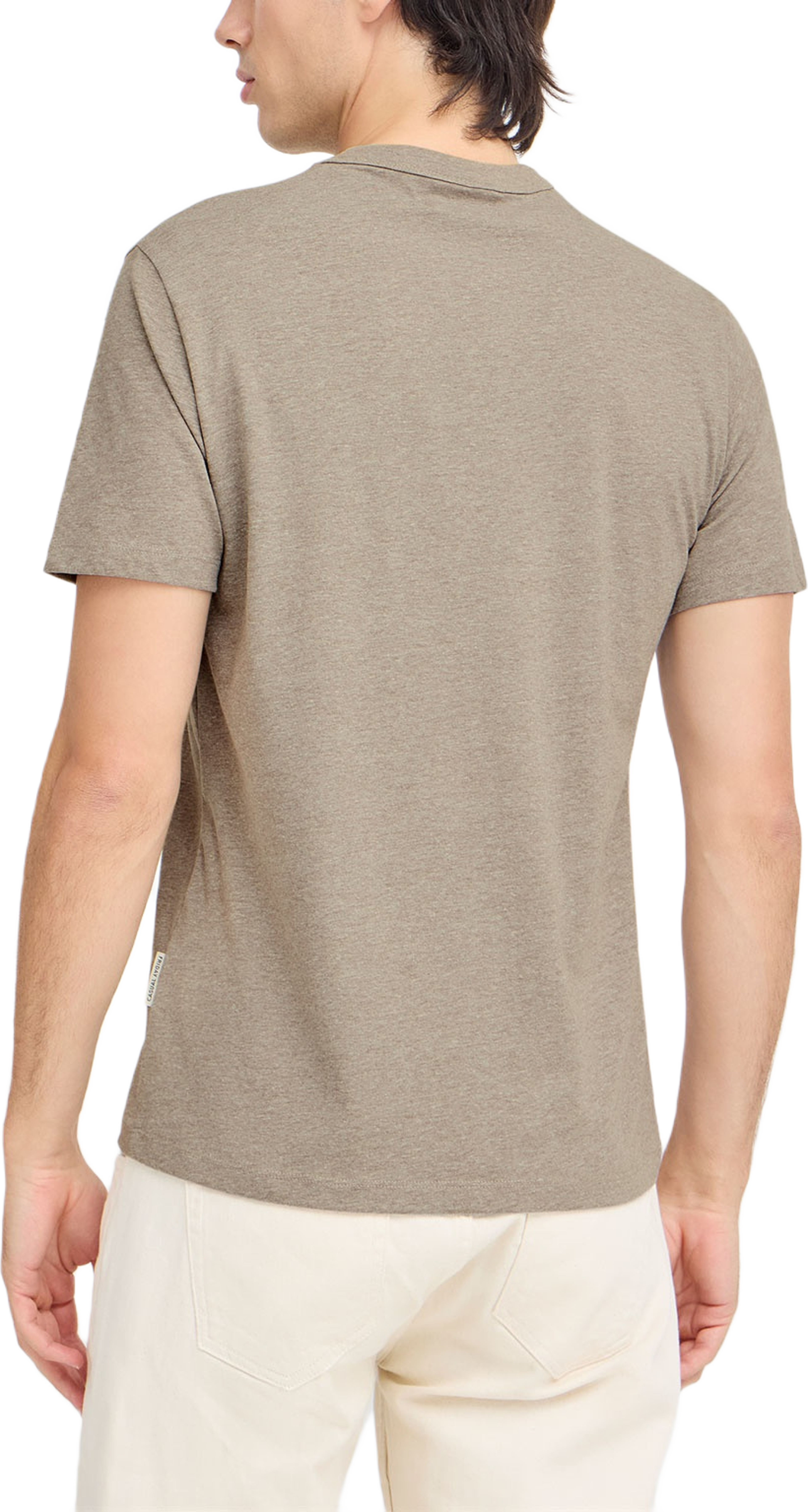 CFJASPER mélange tee with chest poc T-shirt, från Casual Friday, i färgen Wren Melange. Klicka för att öppna bilden i stort format