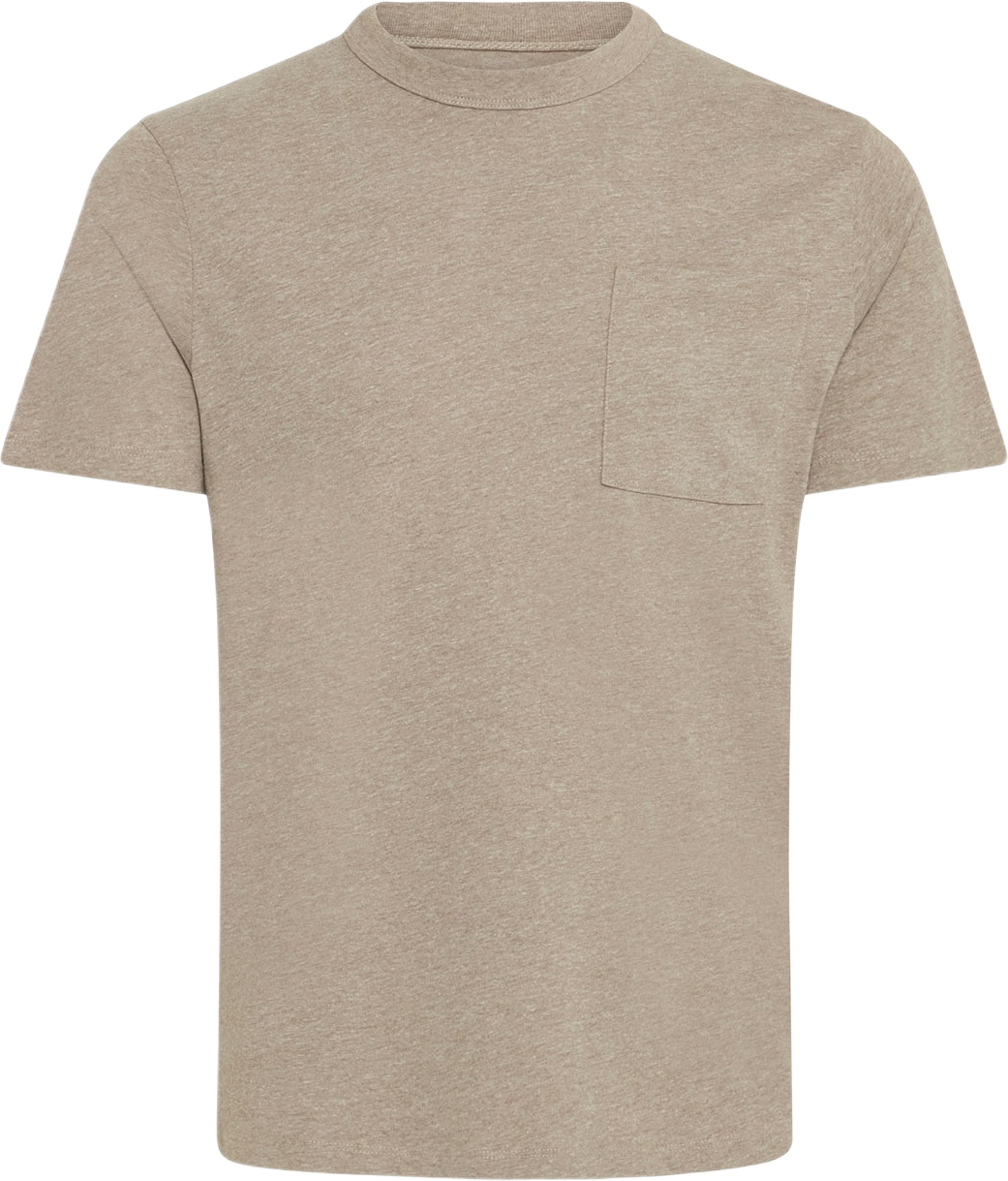 CFJASPER mélange tee with chest poc T-shirt, från Casual Friday, i färgen Wren Melange. Klicka för att öppna bilden i stort format