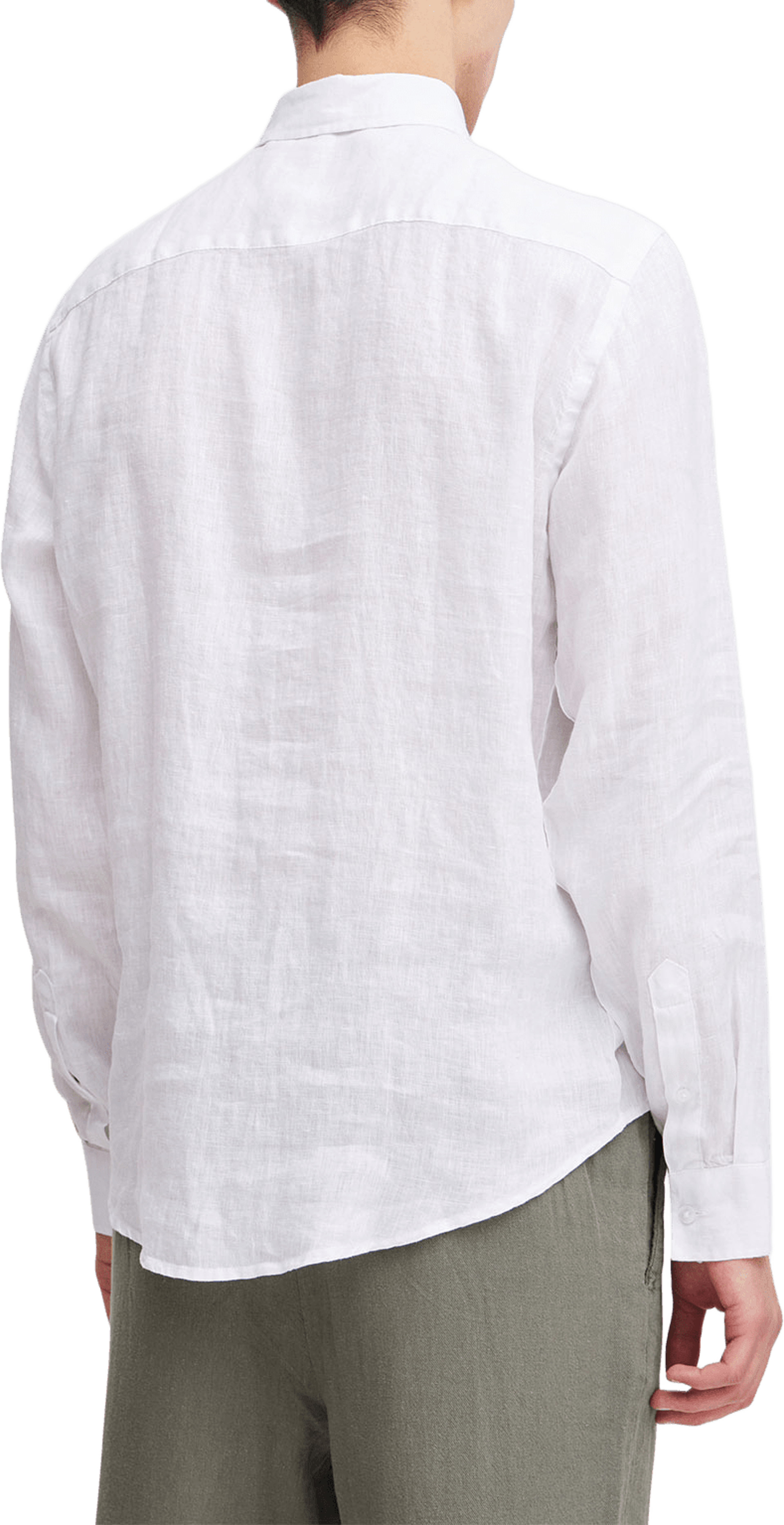CFANTON BD LS linen shirt Shirt, från Casual Friday, i färgen Bright White. Klicka för att öppna bilden i stort format