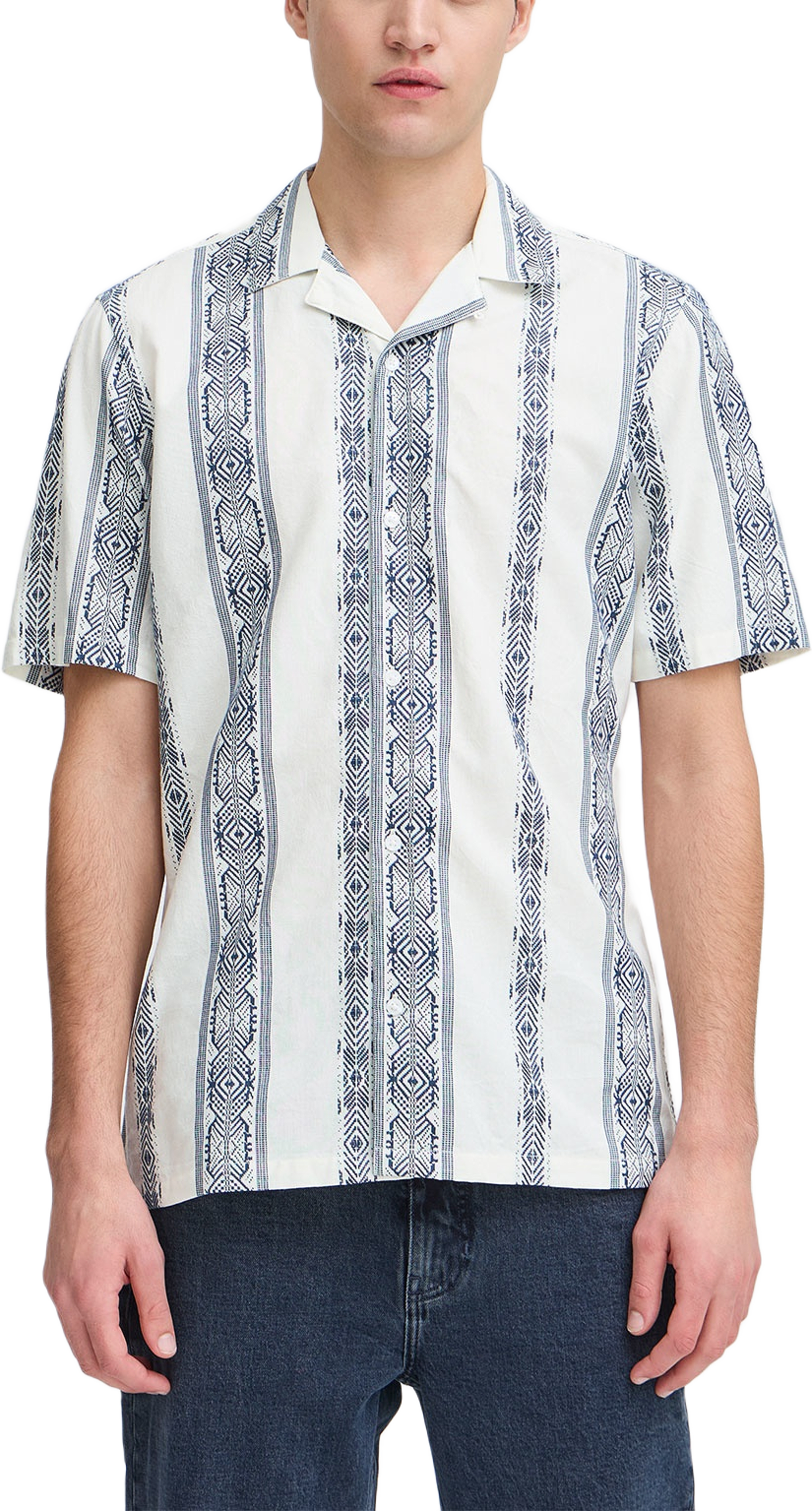 CFJAYDEN SS RC inka shirt Shirt, från Casual Friday, i färgen Estate Blue. Klicka för att öppna bilden i stort format