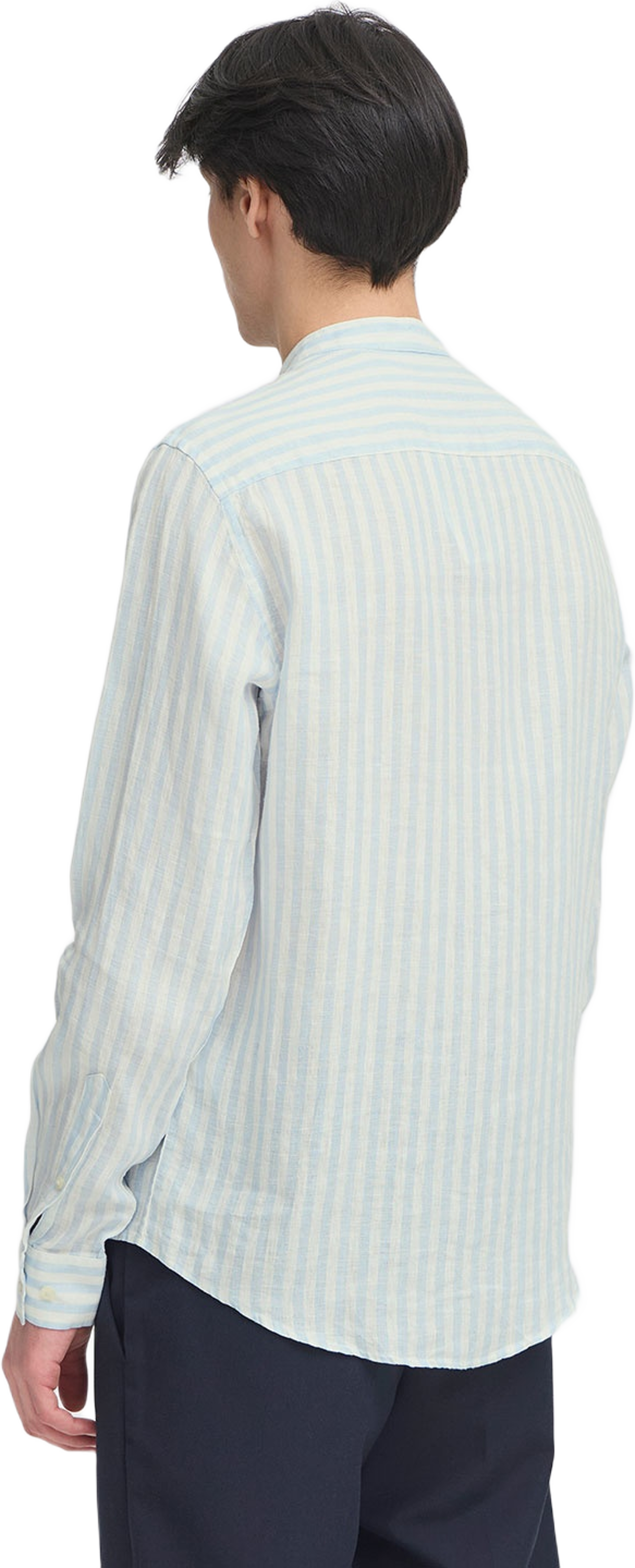CFANTON LS CC linen striped shirt Shirt, från Casual Friday, i färgen Chambray Blue. Klicka för att öppna bilden i stort format