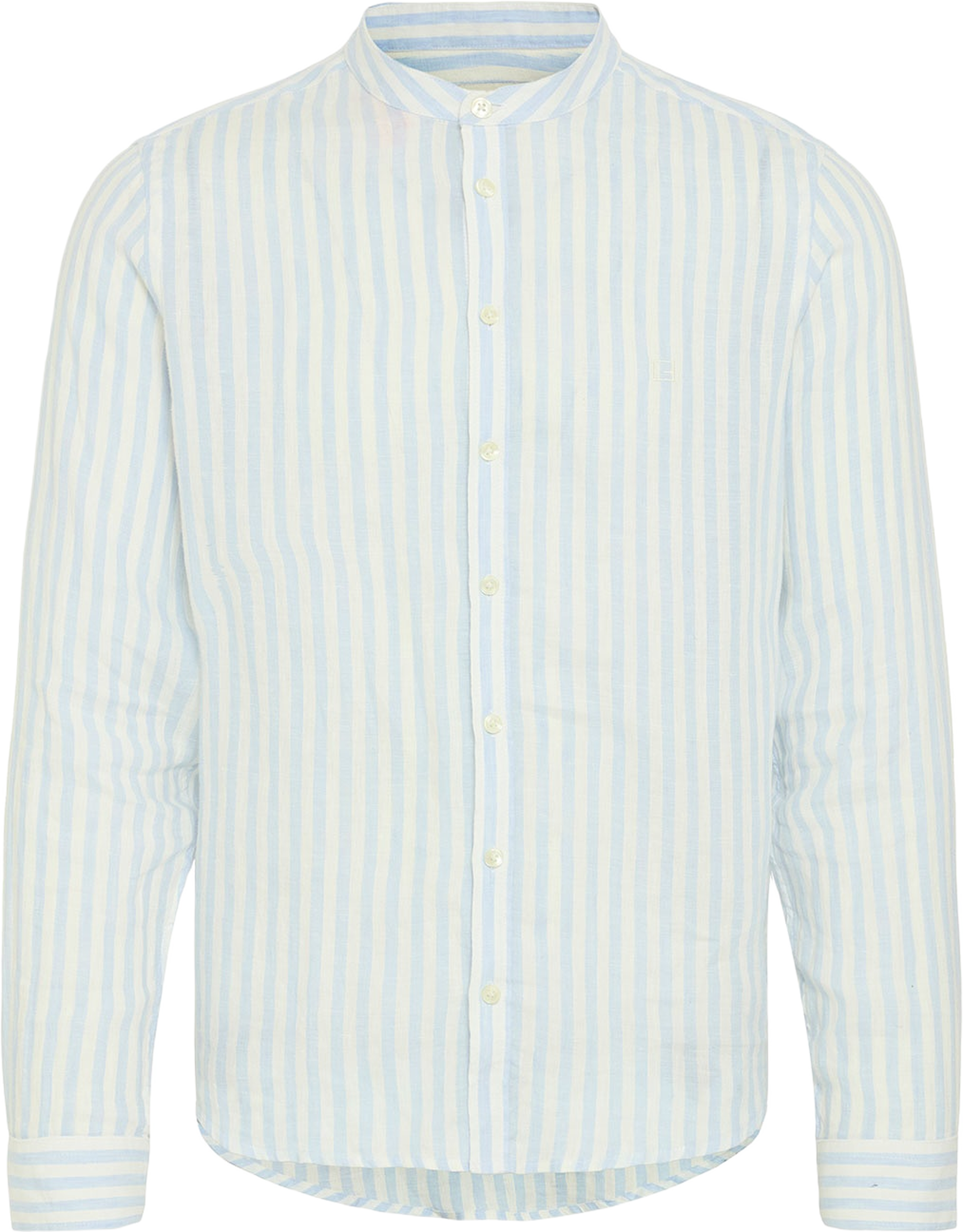 CFANTON LS CC linen striped shirt Shirt, från Casual Friday, i färgen Chambray Blue. Klicka för att öppna bilden i stort format
