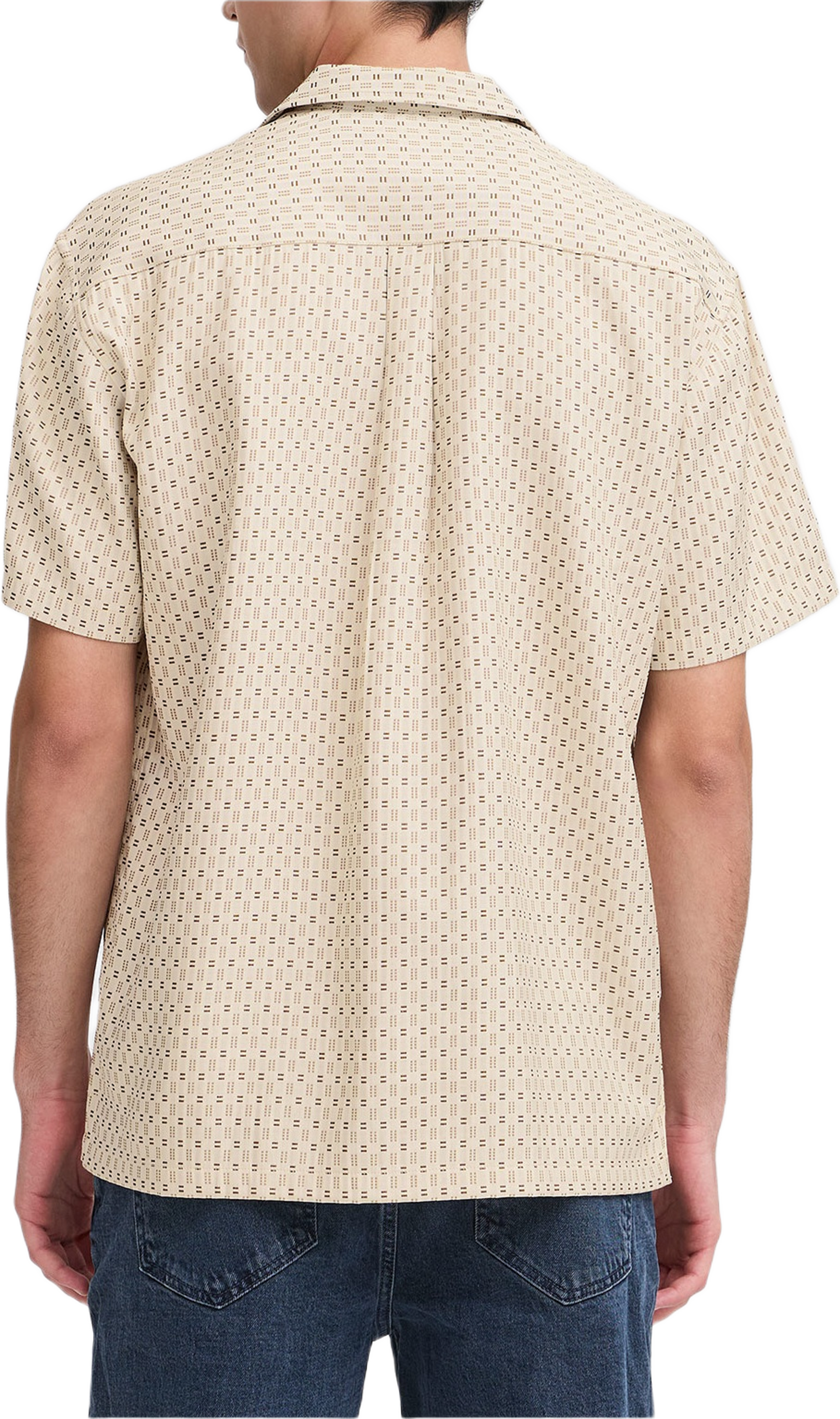 CFTHEODORE SS RC jaquard shirt Shirt, från Casual Friday, i färgen Plaza Taupe. Klicka för att öppna bilden i stort format