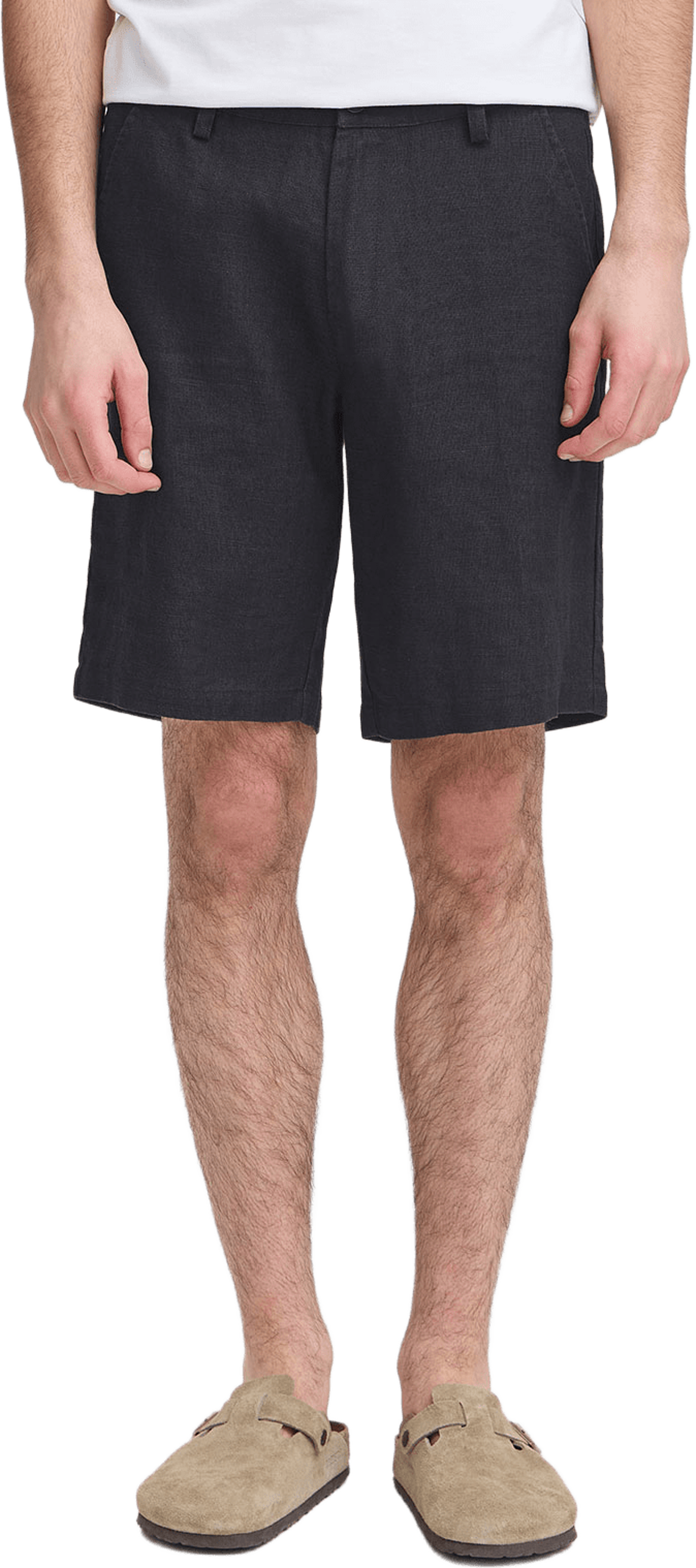 CFPANDRUP 100% linen shorts Short, från Casual Friday, i färgen Dark Navy. Klicka för att öppna bilden i stort format