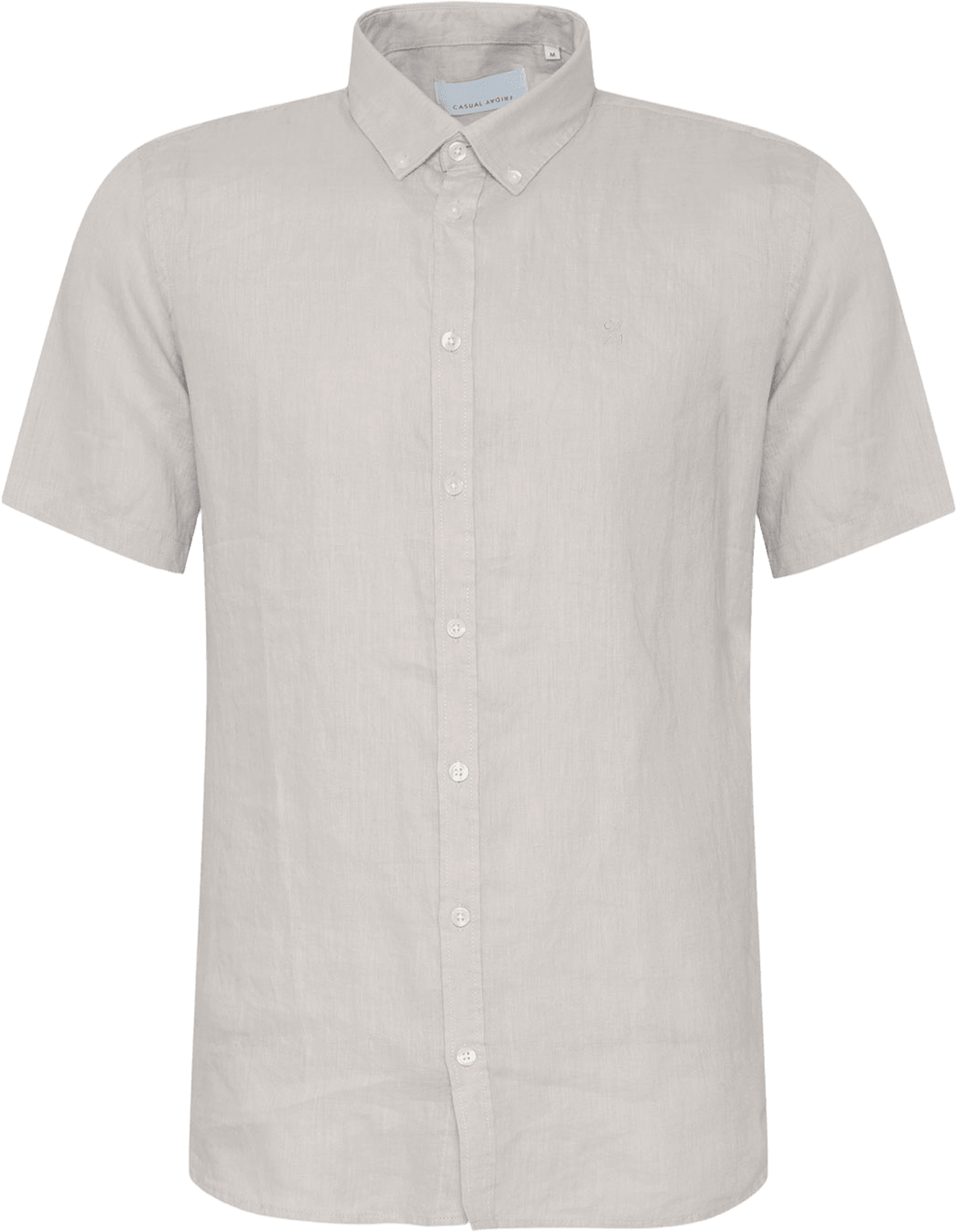 CFANTON 0071 SS 100% linen shirt Shirt, från Casual Friday, i färgen Chateau Gray. Klicka för att öppna bilden i stort format