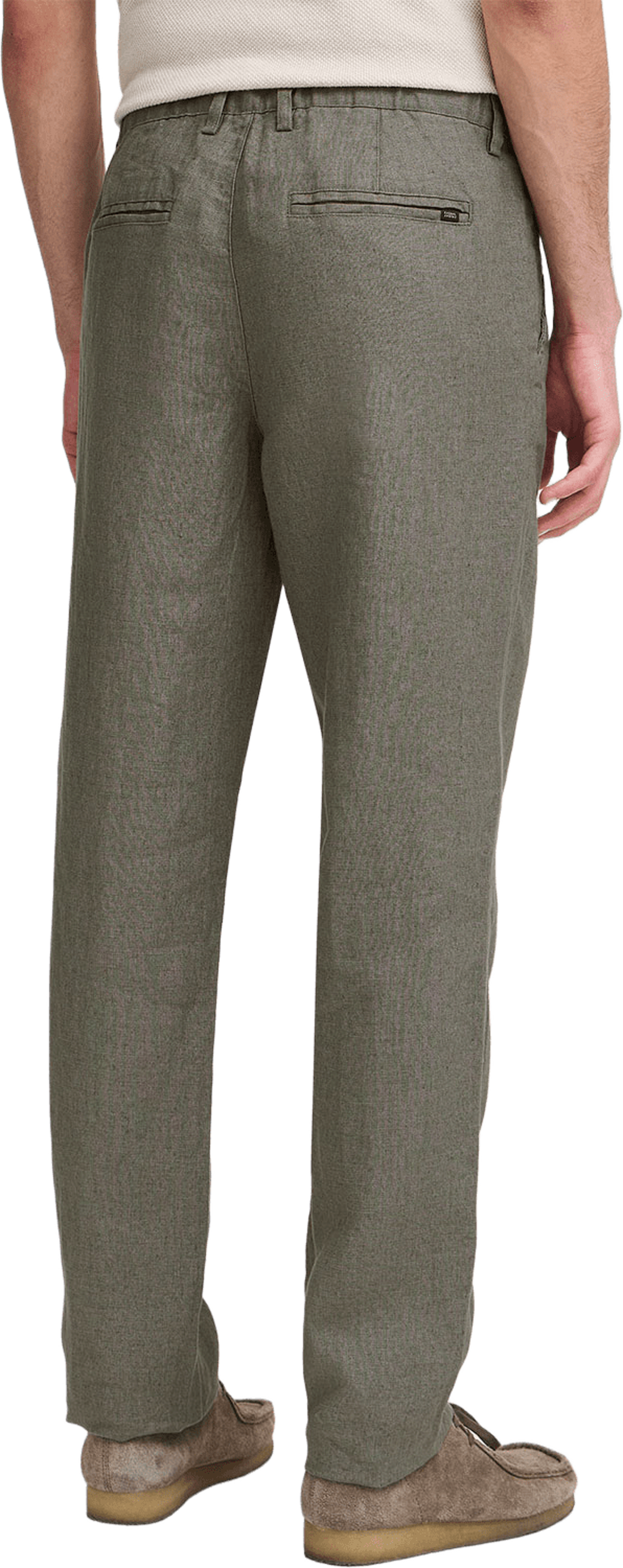 CFPANDRUP 100% linen pant Trouser, från Casual Friday, i färgen Agave Green. Klicka för att öppna bilden i stort format