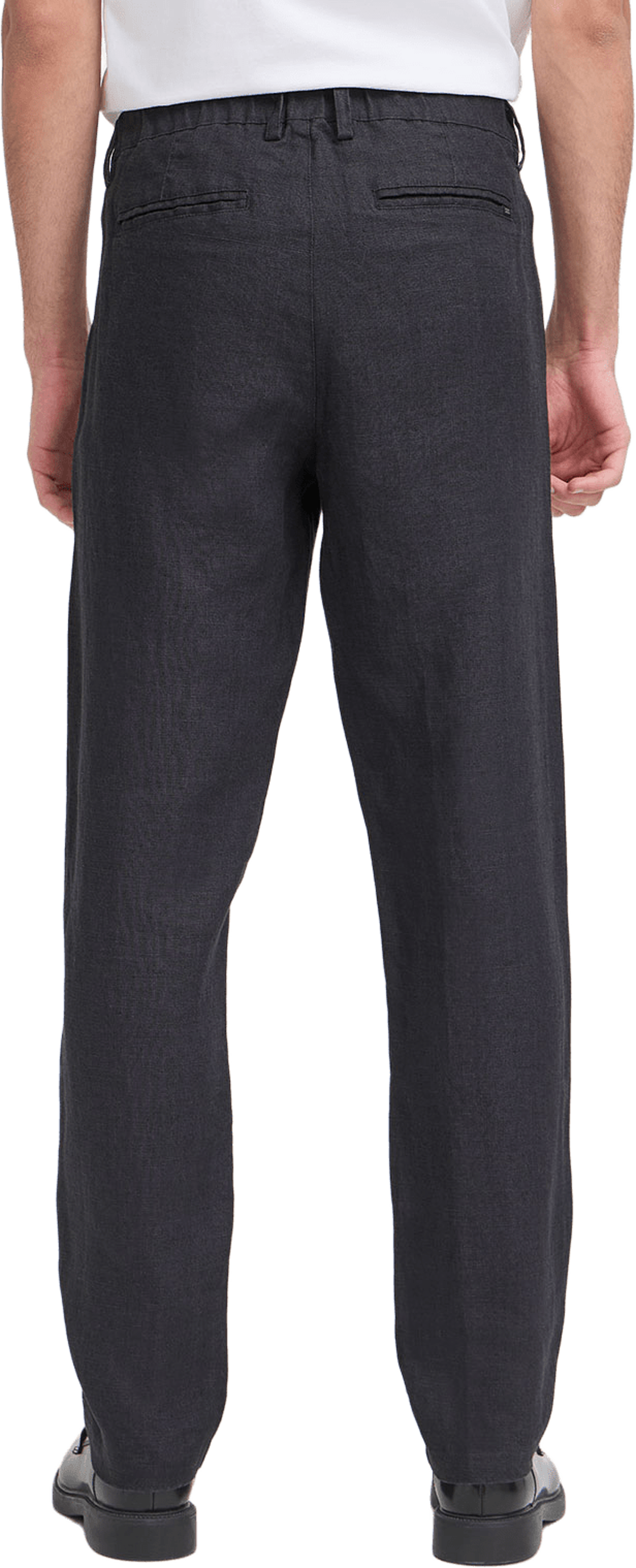 CFPANDRUP 100% linen pant Trouser, från Casual Friday, i färgen Dark Navy. Klicka för att öppna bilden i stort format