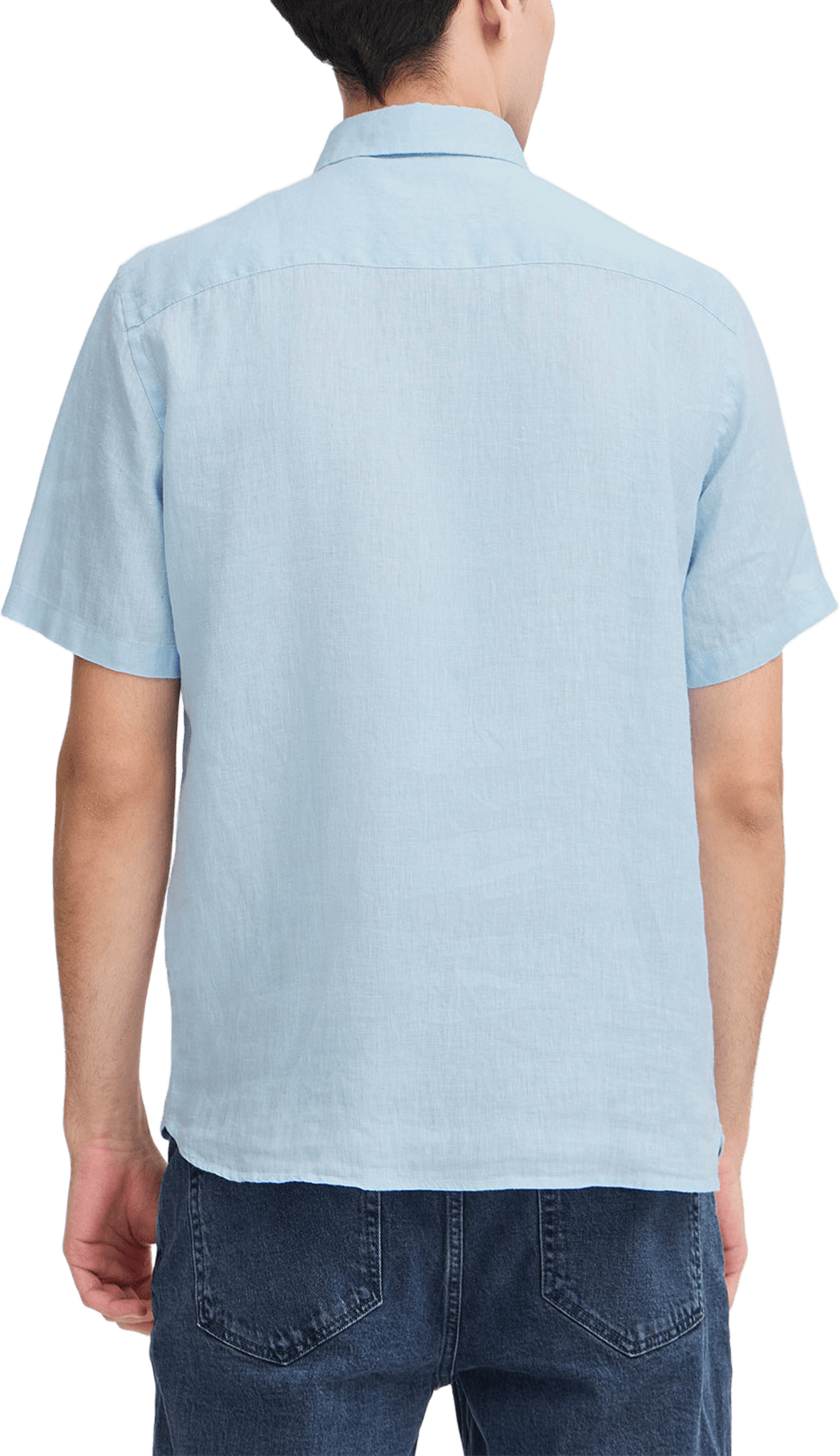 CFANTON 0071 SS 100% linen shirt Shirt, från Casual Friday, i färgen Chambray Blue. Klicka för att öppna bilden i stort format