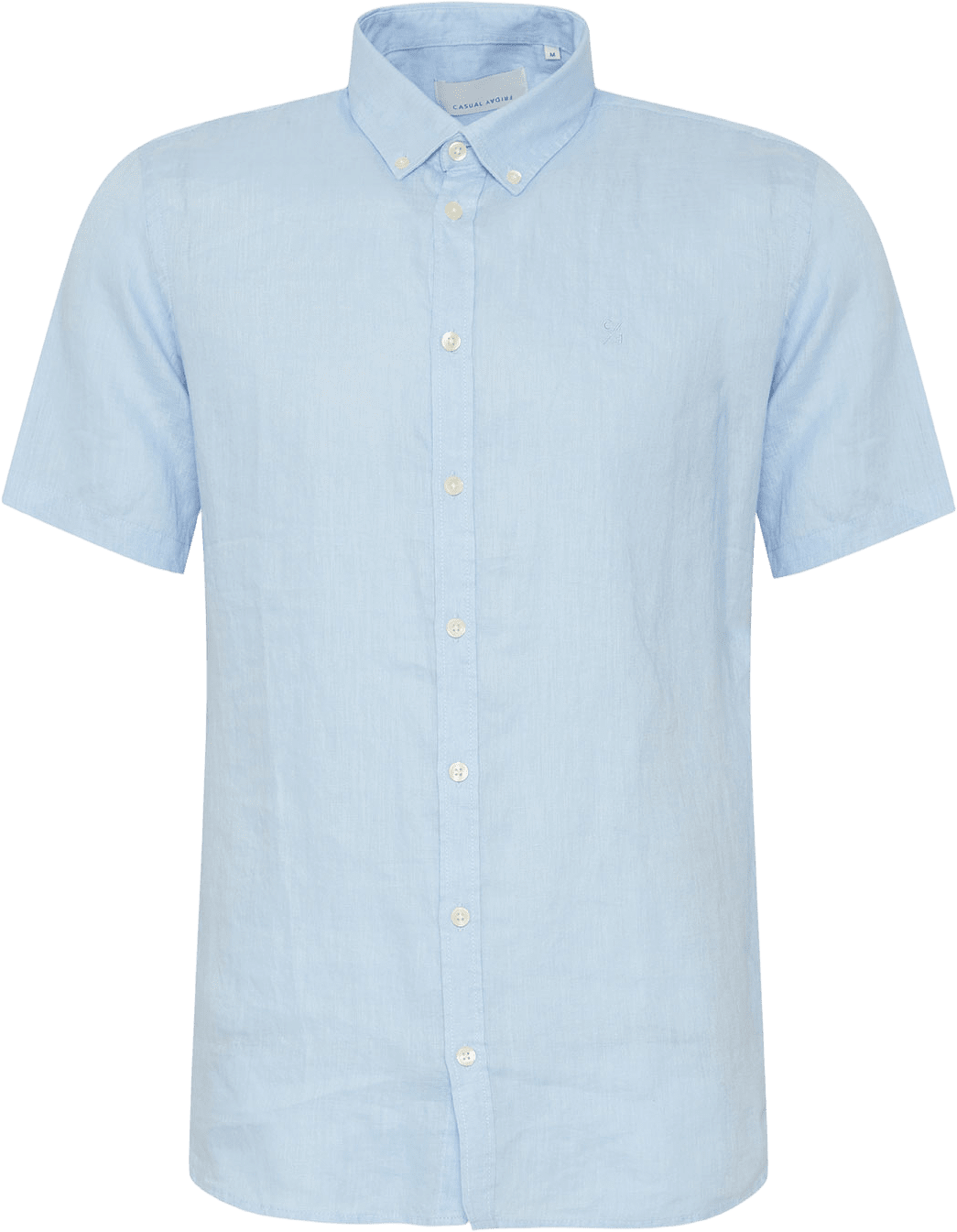 CFANTON 0071 SS 100% linen shirt Shirt, från Casual Friday, i färgen Chambray Blue. Klicka för att öppna bilden i stort format
