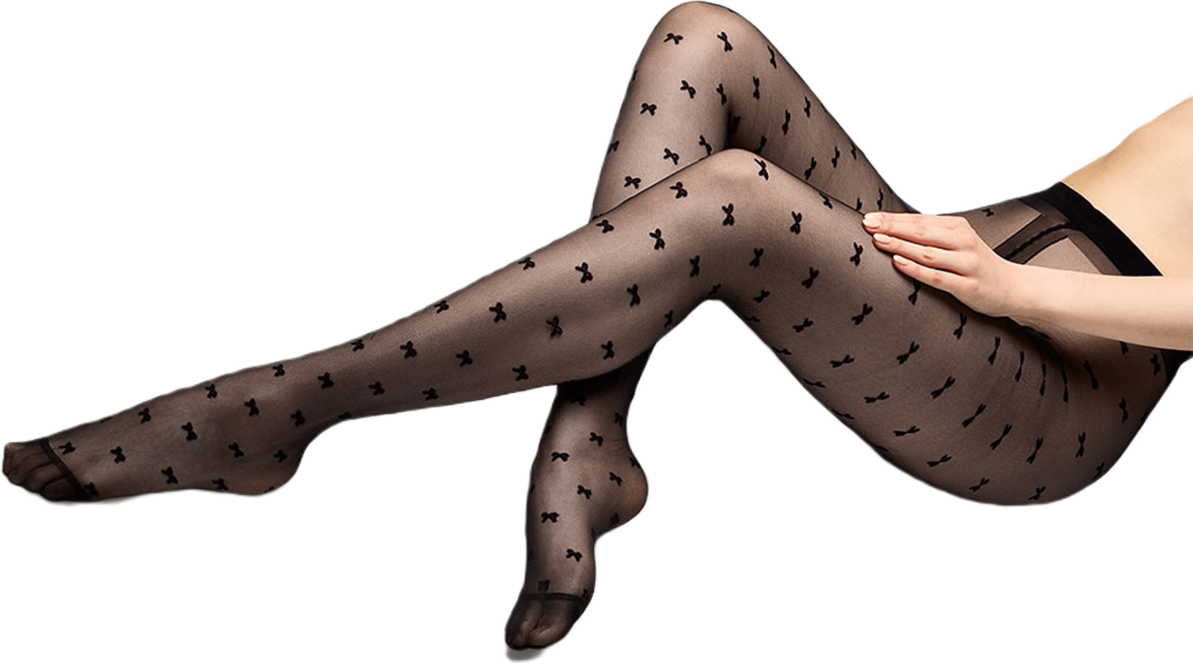 Ladies Tights Vogue Bow 20