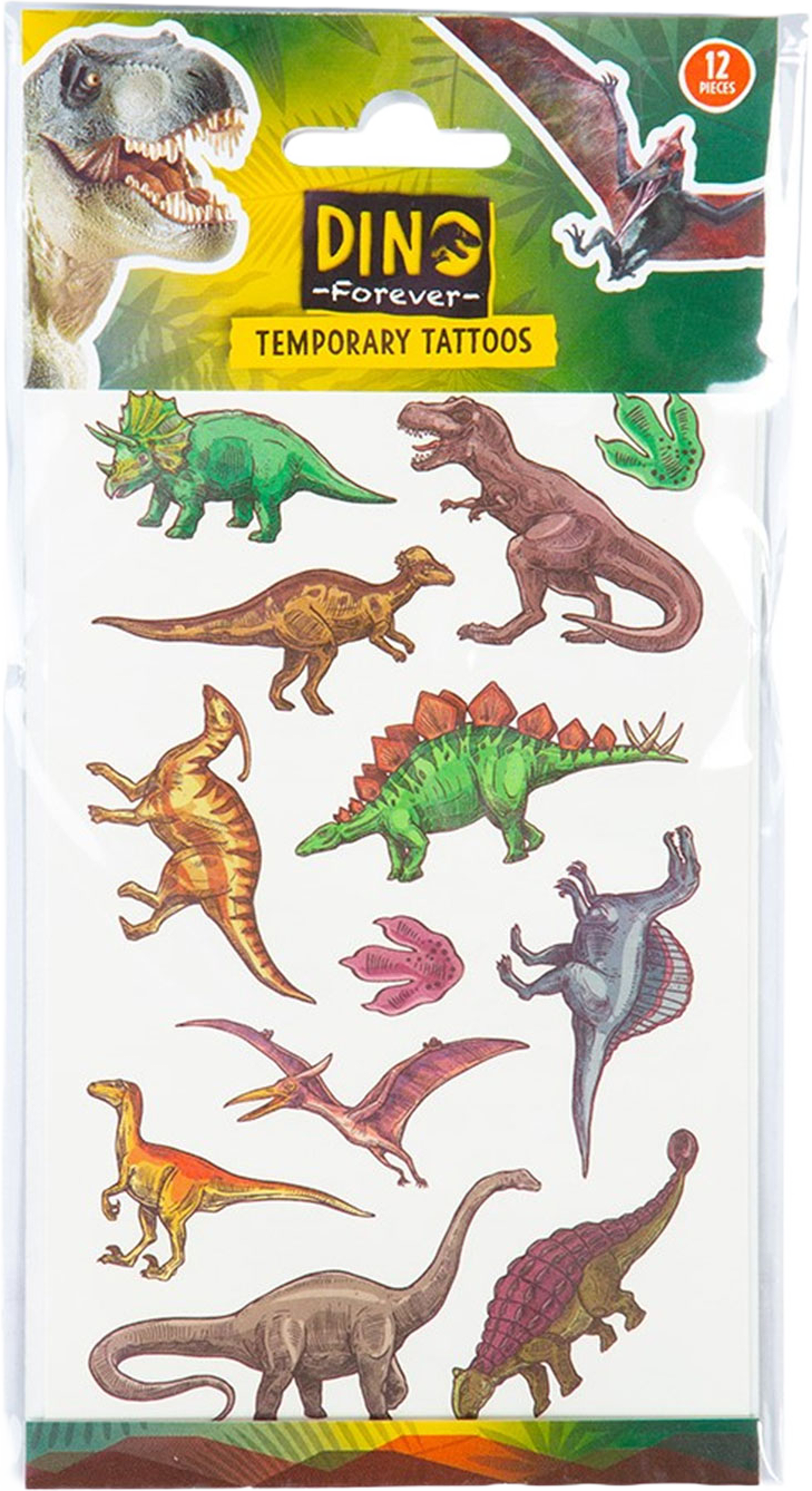 DINO, Tillfälliga tatueringar