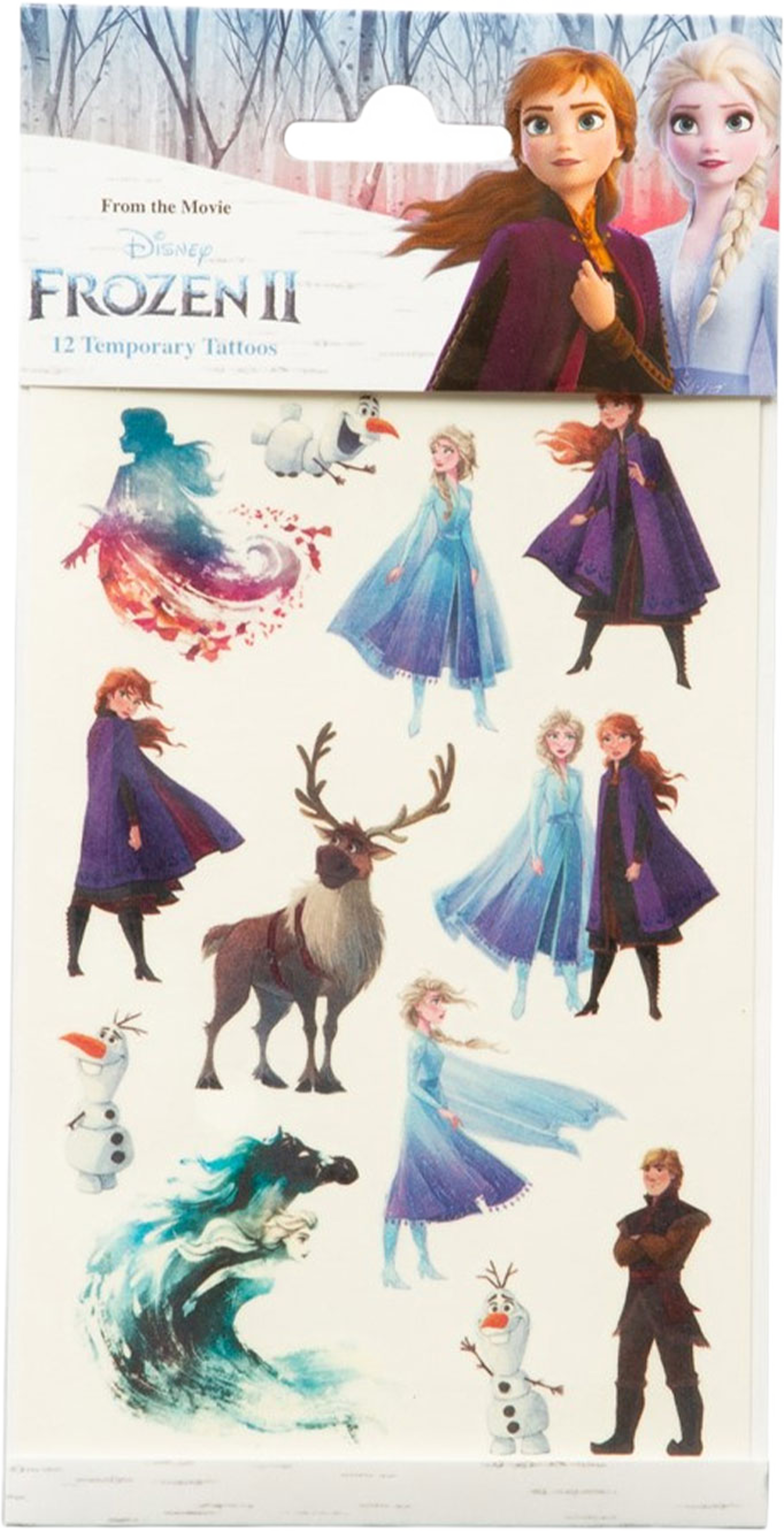 FROZEN, Tillfälliga tatueringar