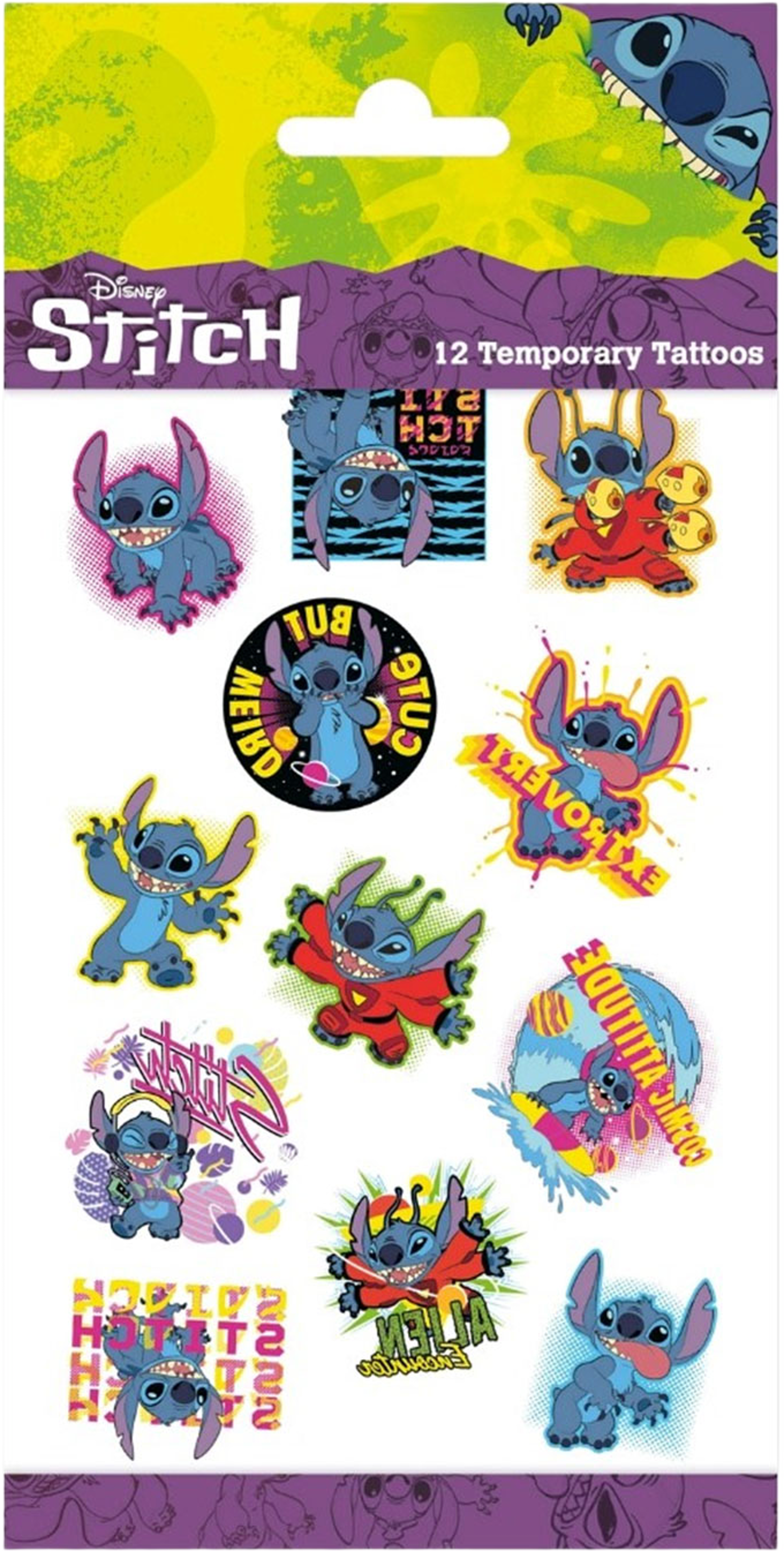 STITCH, Tillfälliga tatueringar