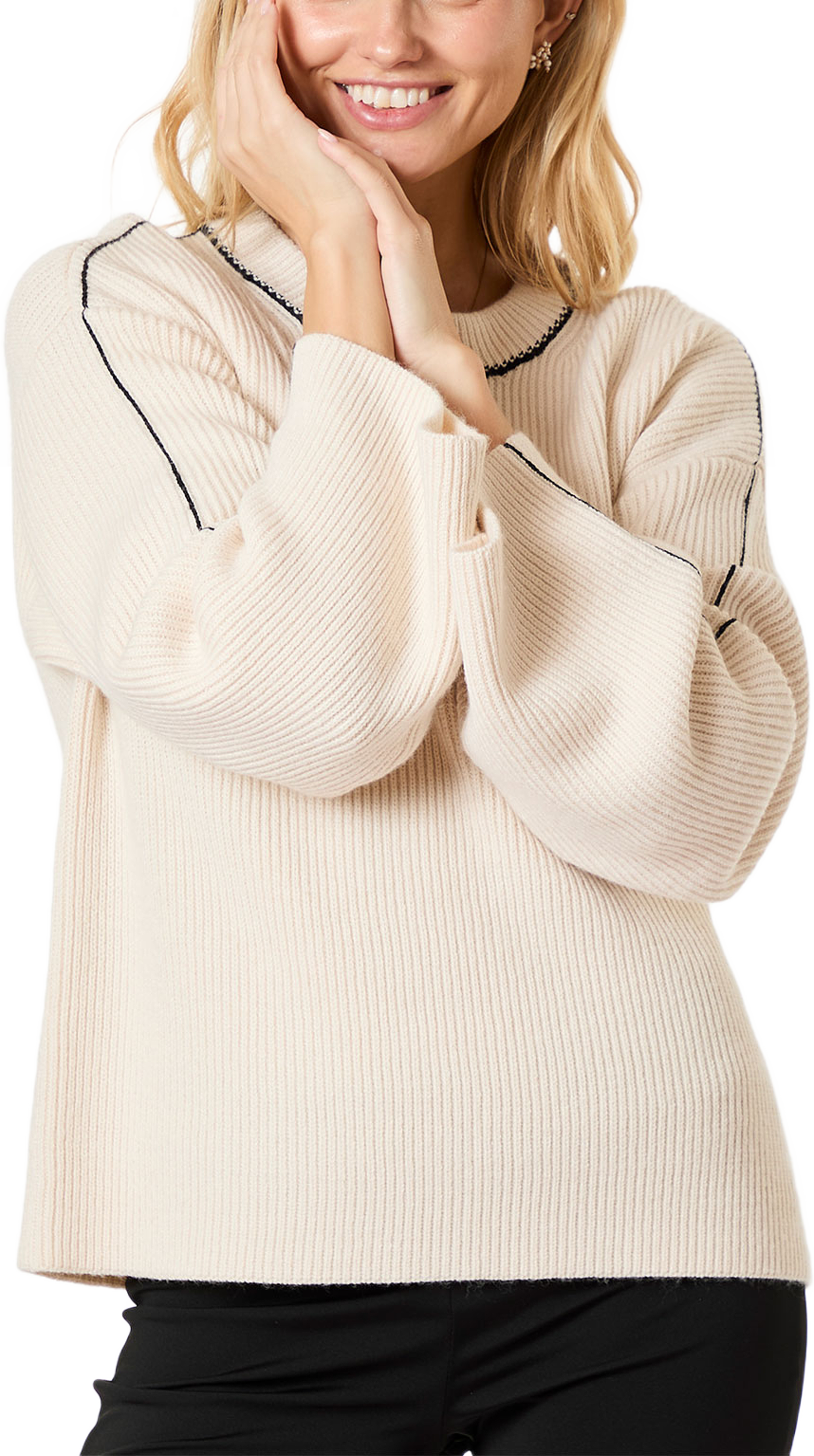 Latte Knit Blouse