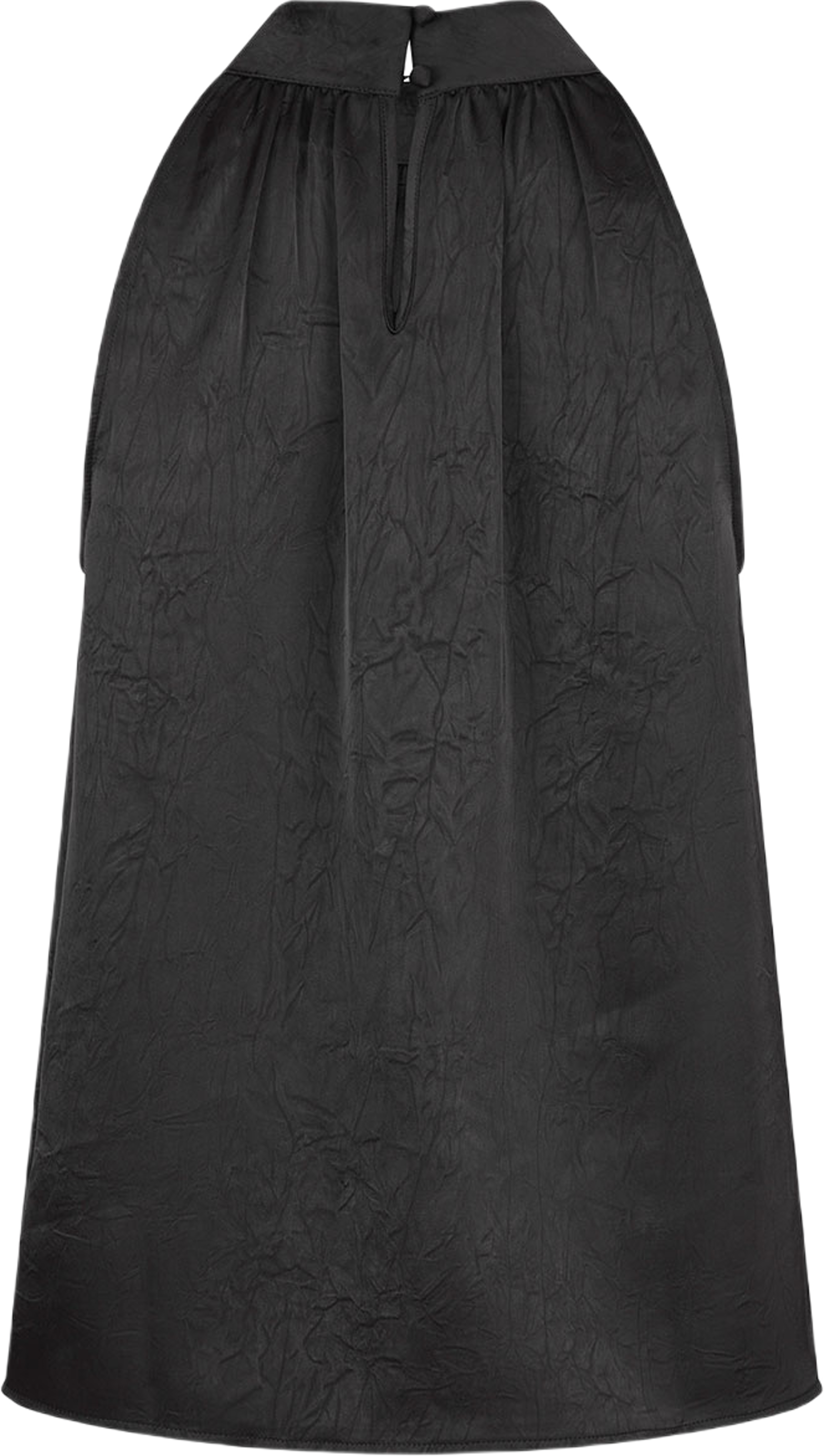 Rosette Crinkle Sateen Top