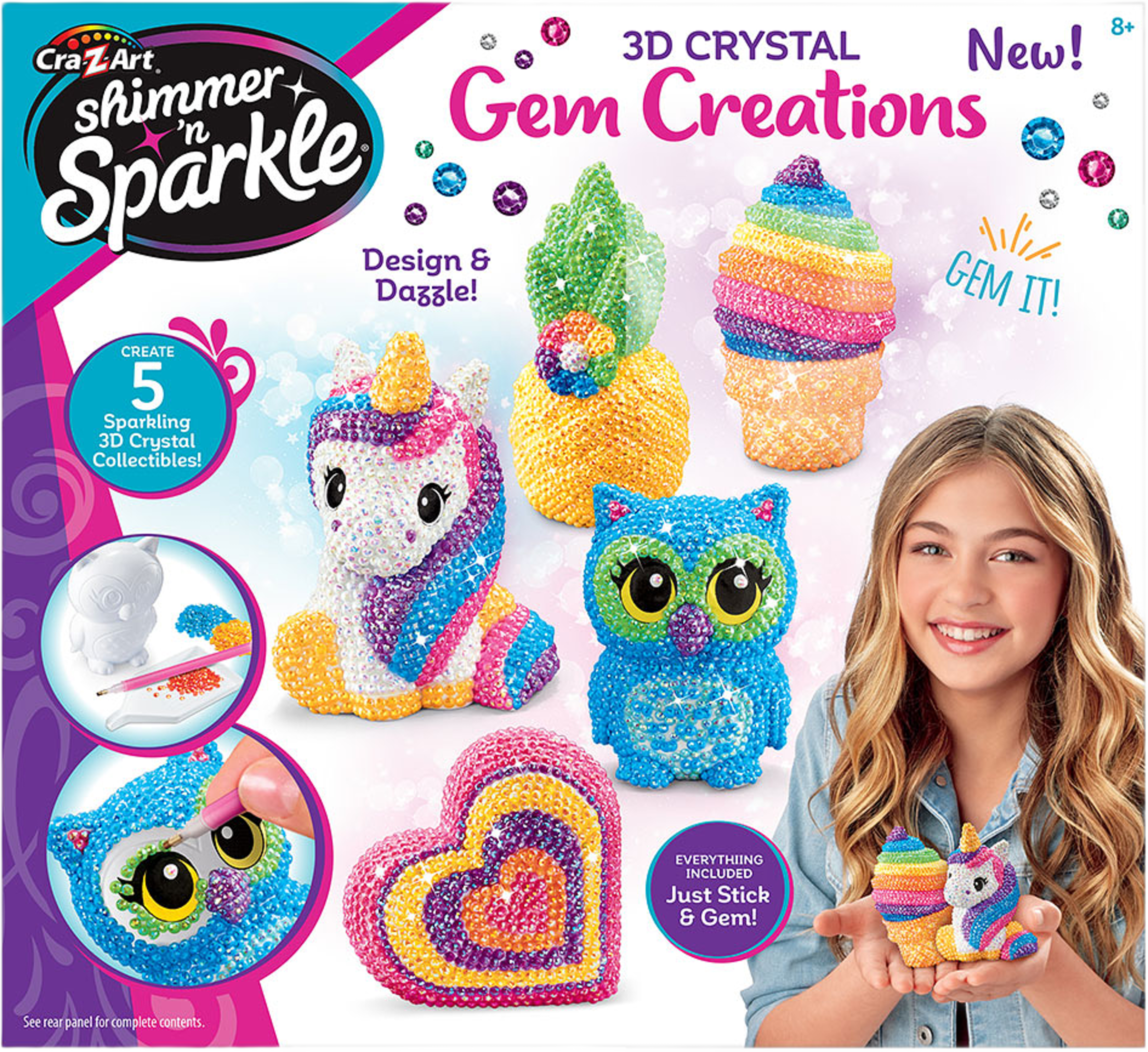 Shimmer N Sparkle 3D Crystal Gem Creations