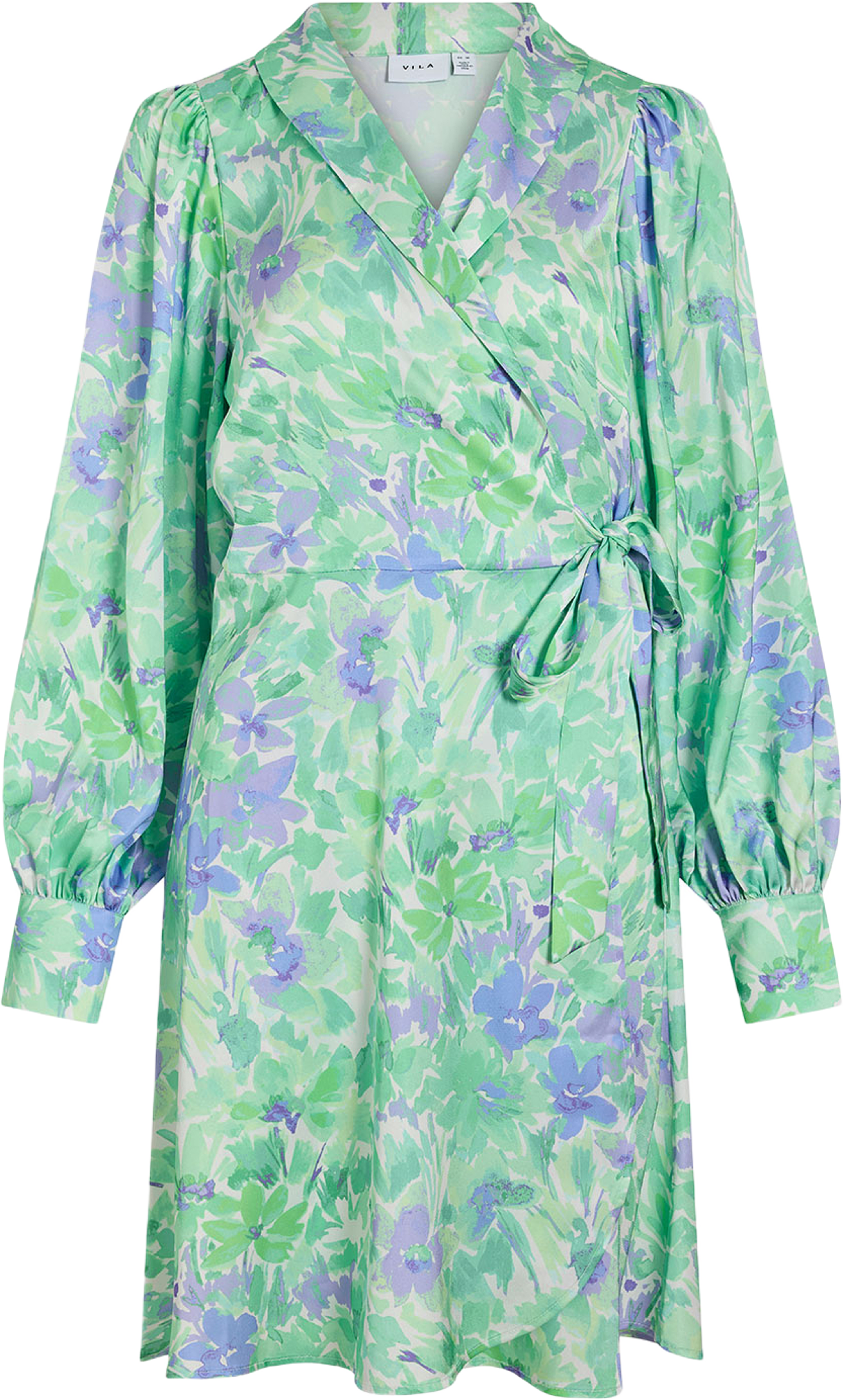 VIENNA RAVENNA SHORT WRAP DRESS