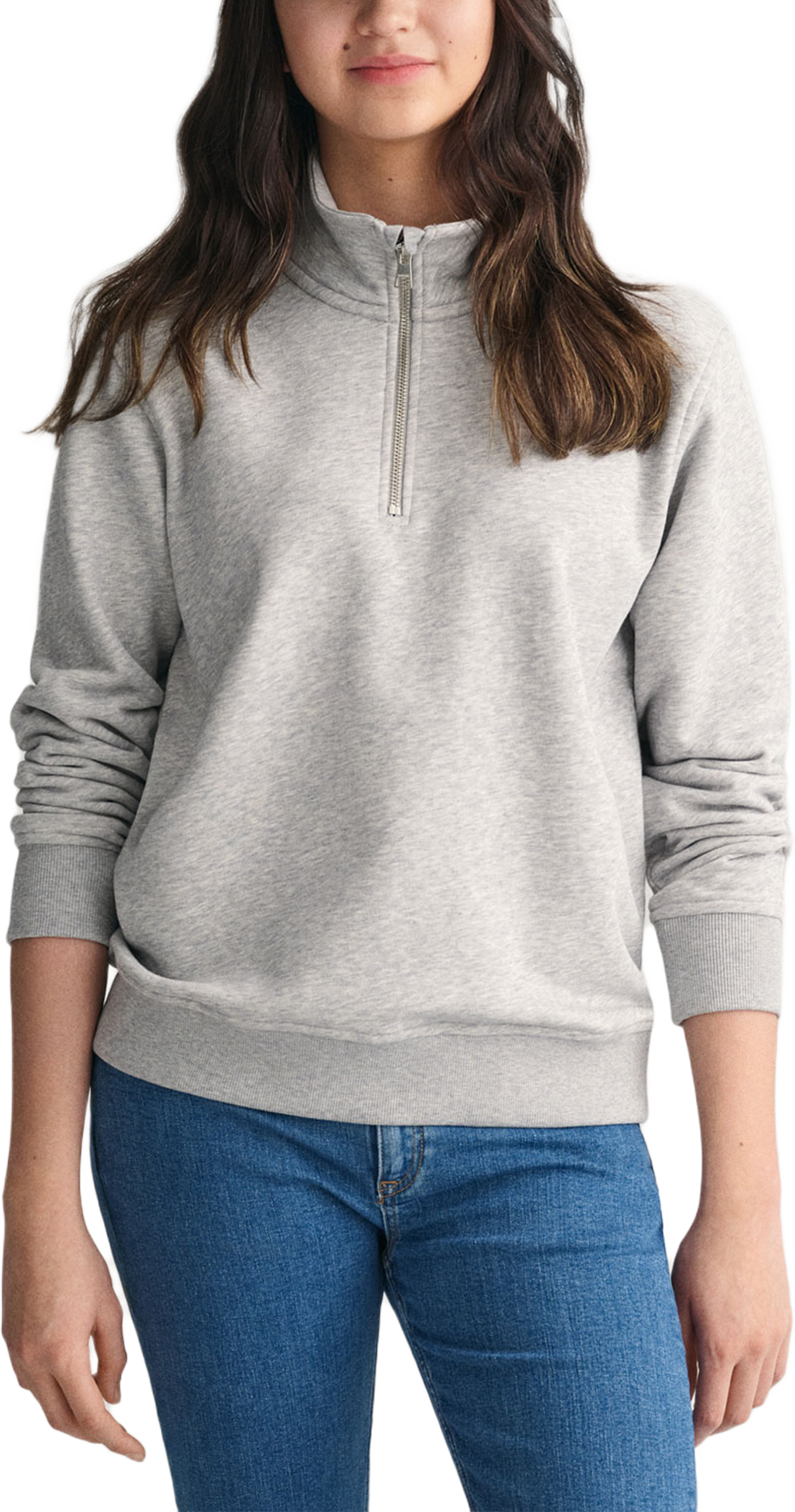 Gant Jersey Shield Half Zip Sweatshirt