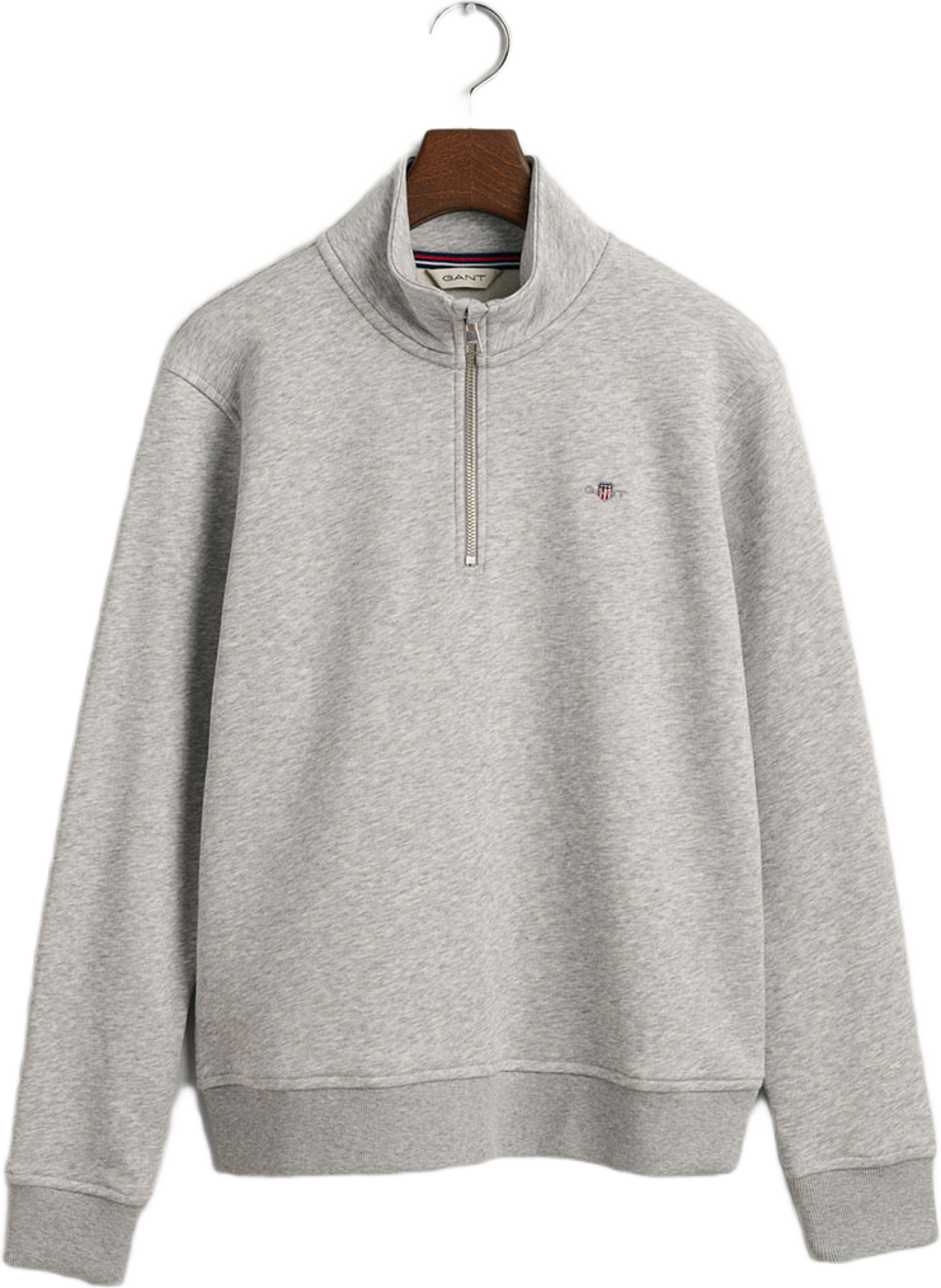 Gant Jersey Shield Half Zip Sweatshirt