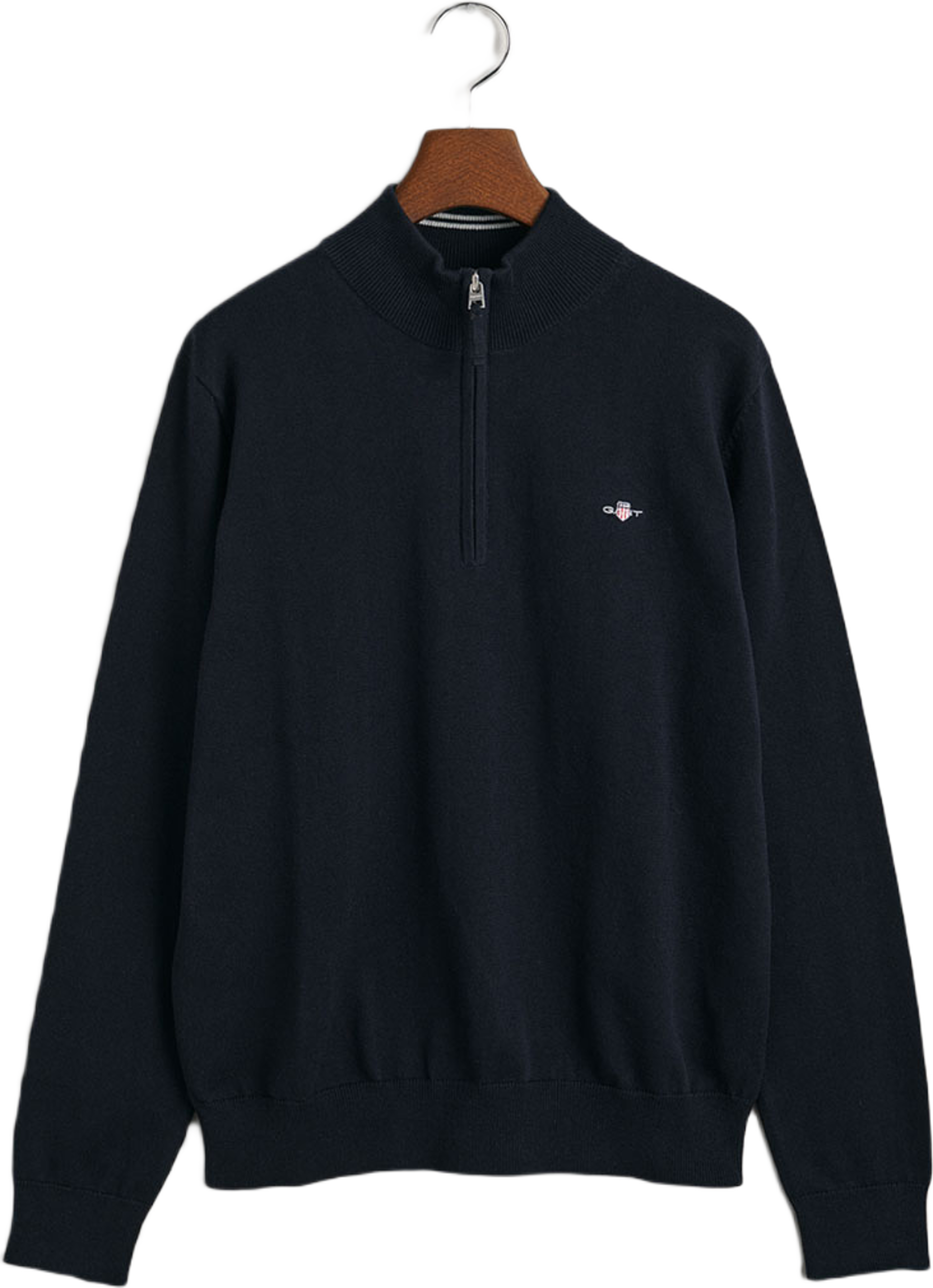 Gant Knitwear Shield Cotton Half Zip