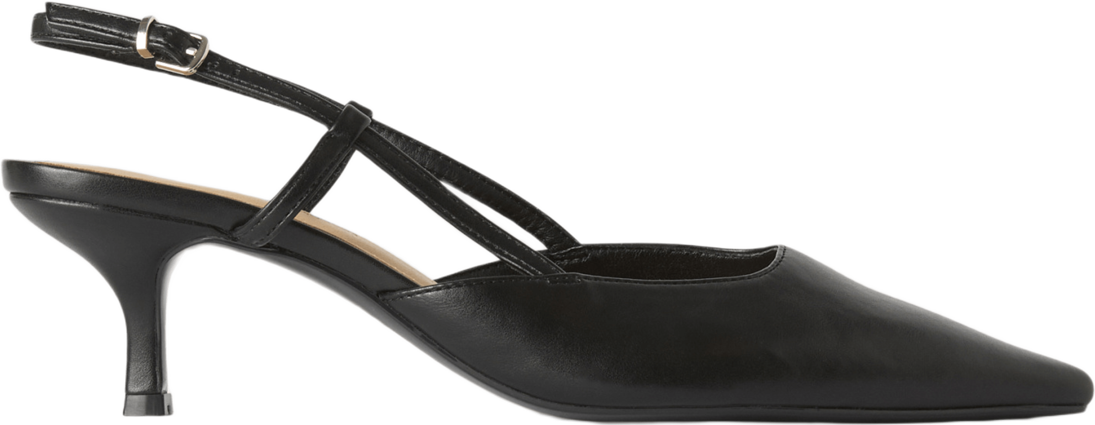 Slingback-sandaler med klack
