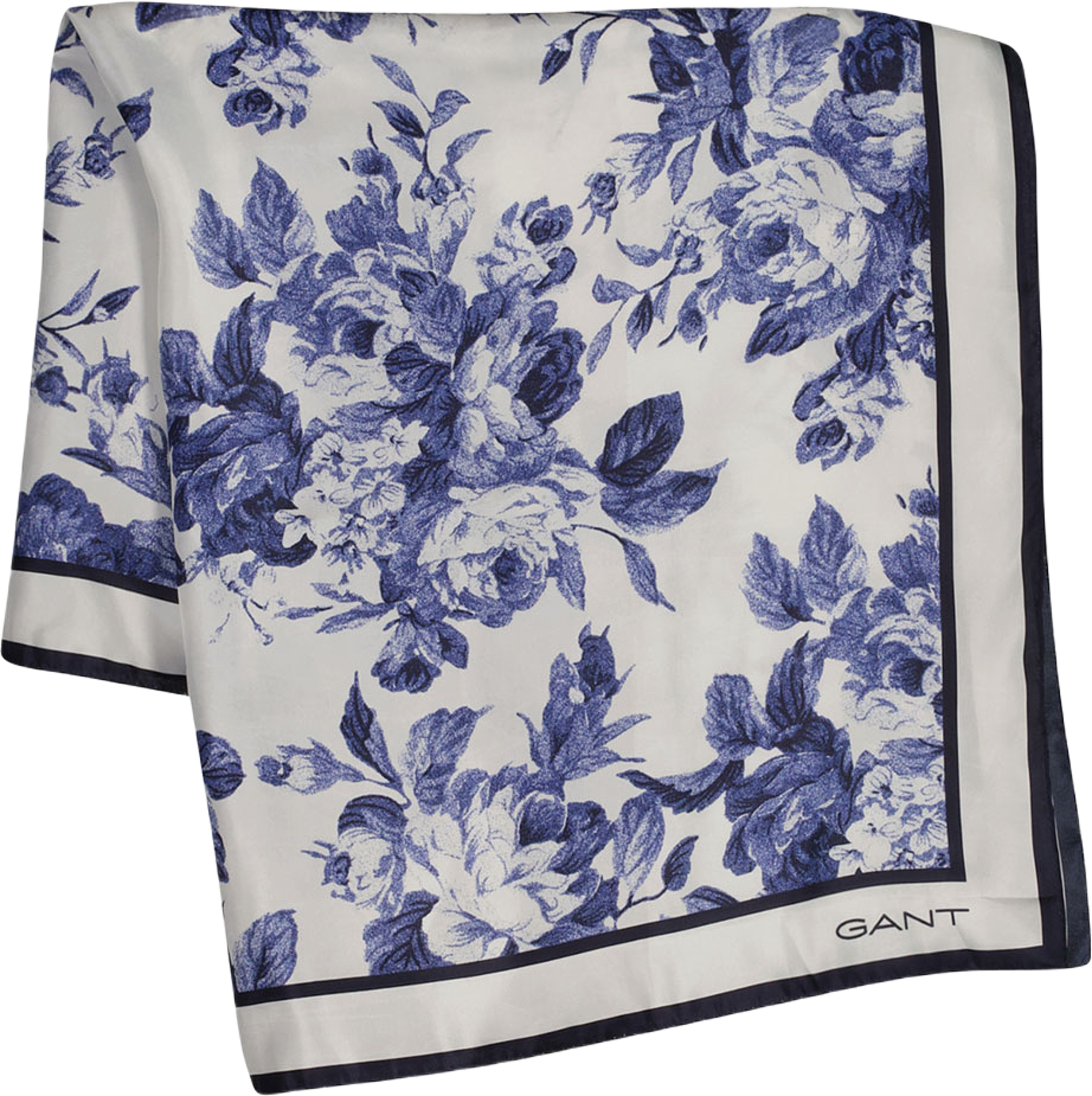 Vintage Rose Printed Silk Scarf