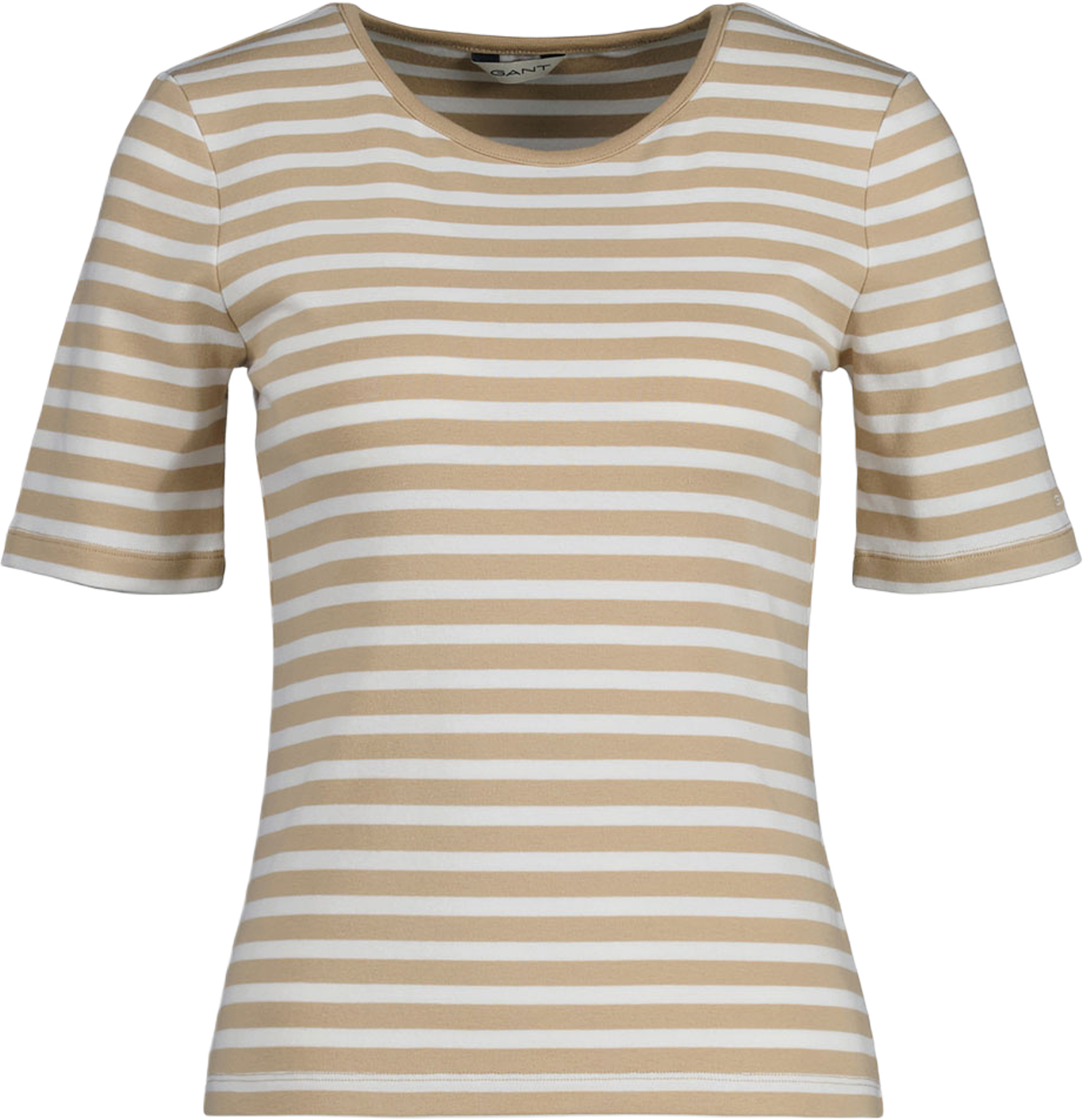 Jersey Slim Striped 1X1 Ribbed Ss T-Shirt
