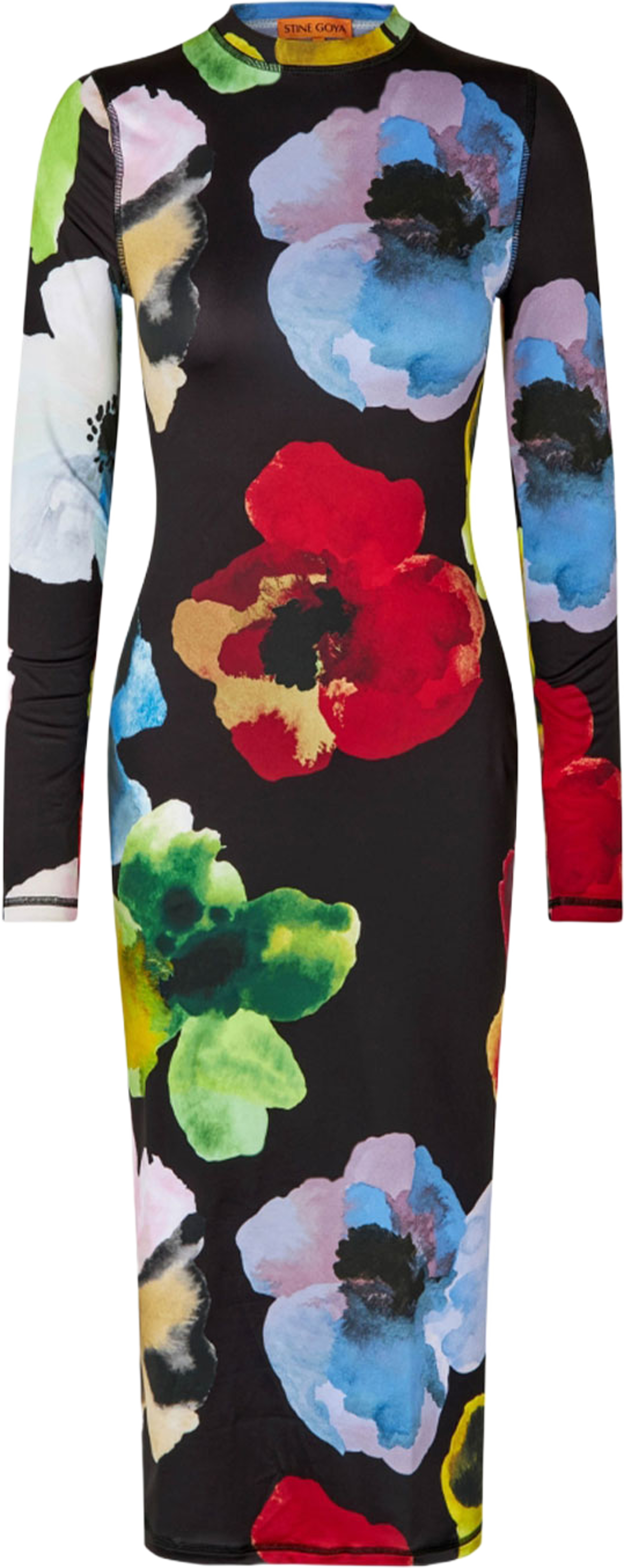Pullover Long Sleeve Midi Dress