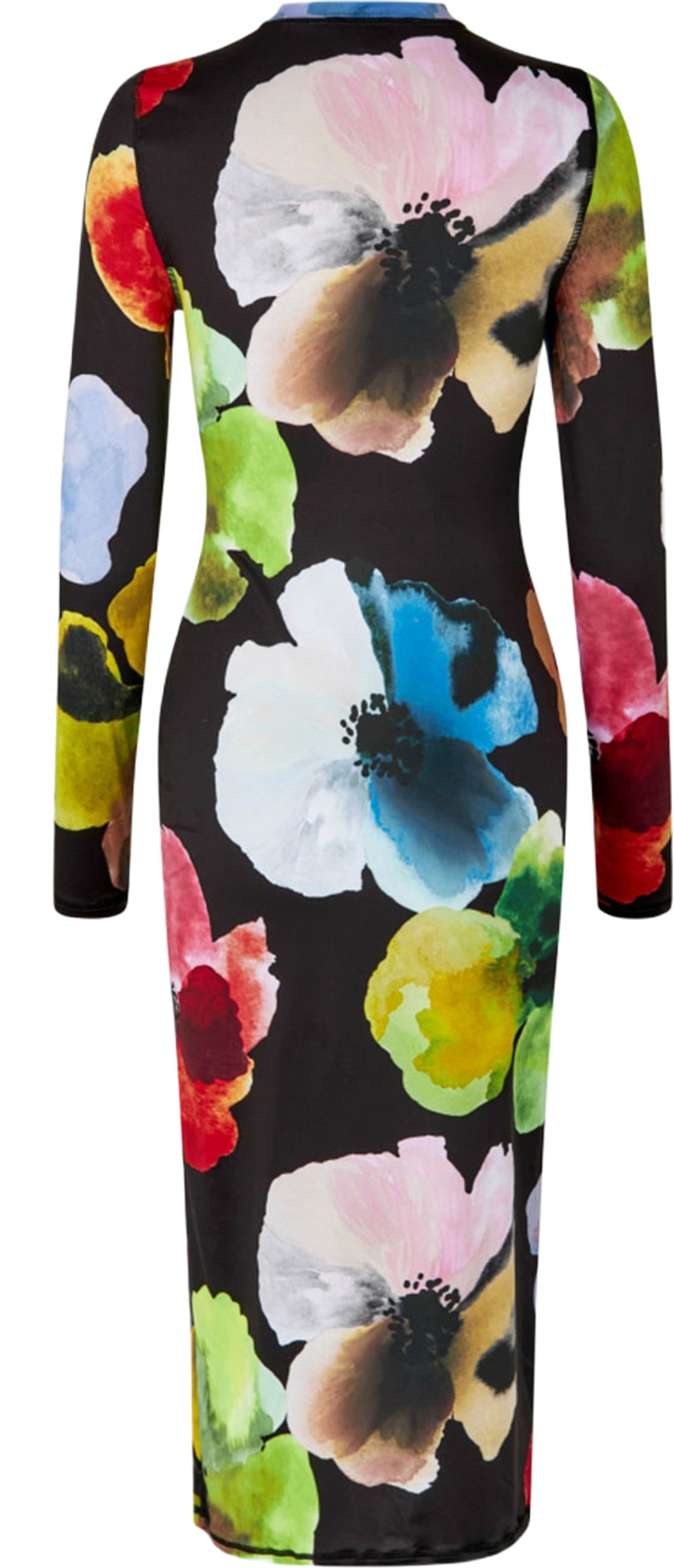 Pullover Long Sleeve Midi Dress