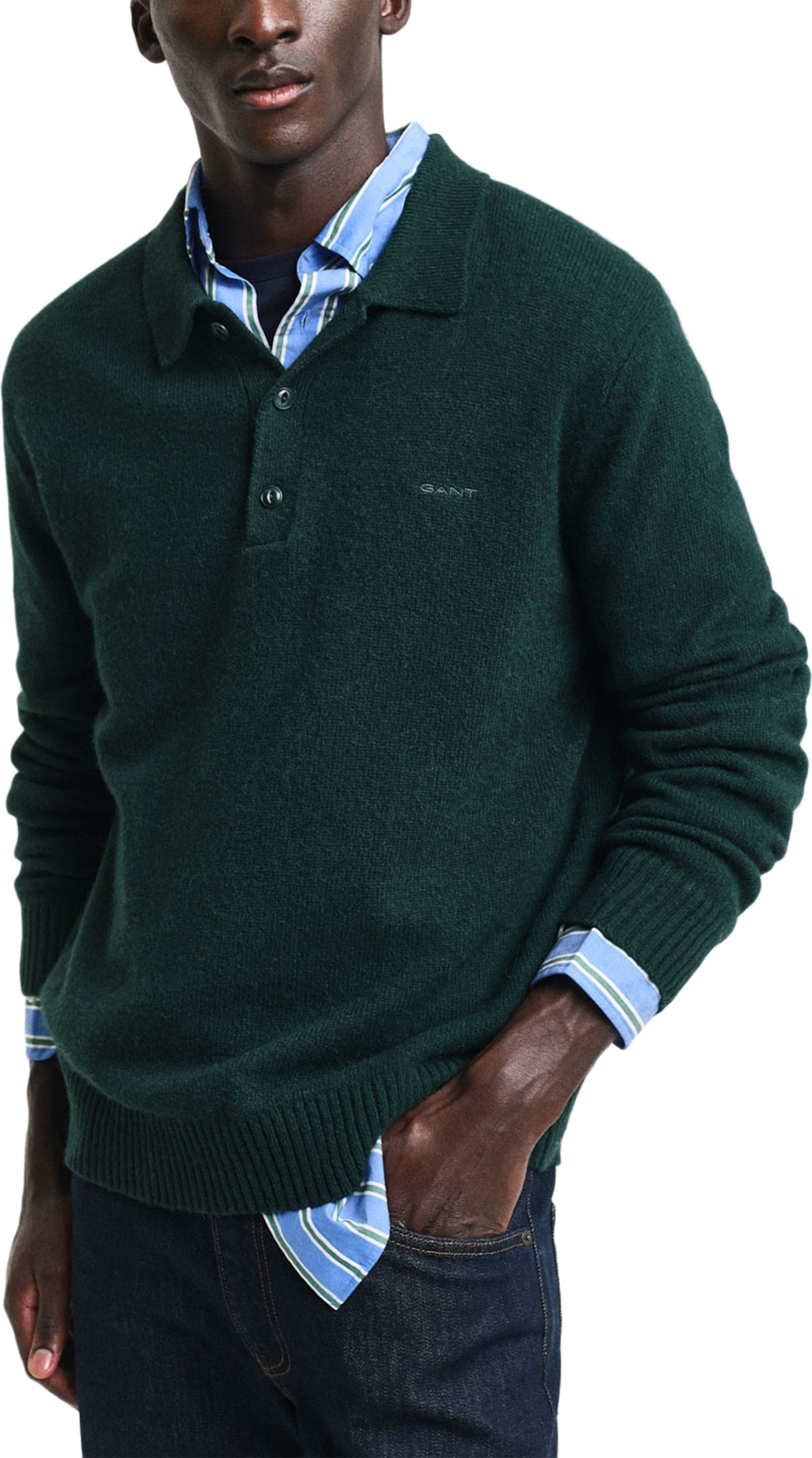 Wool Blend Polo