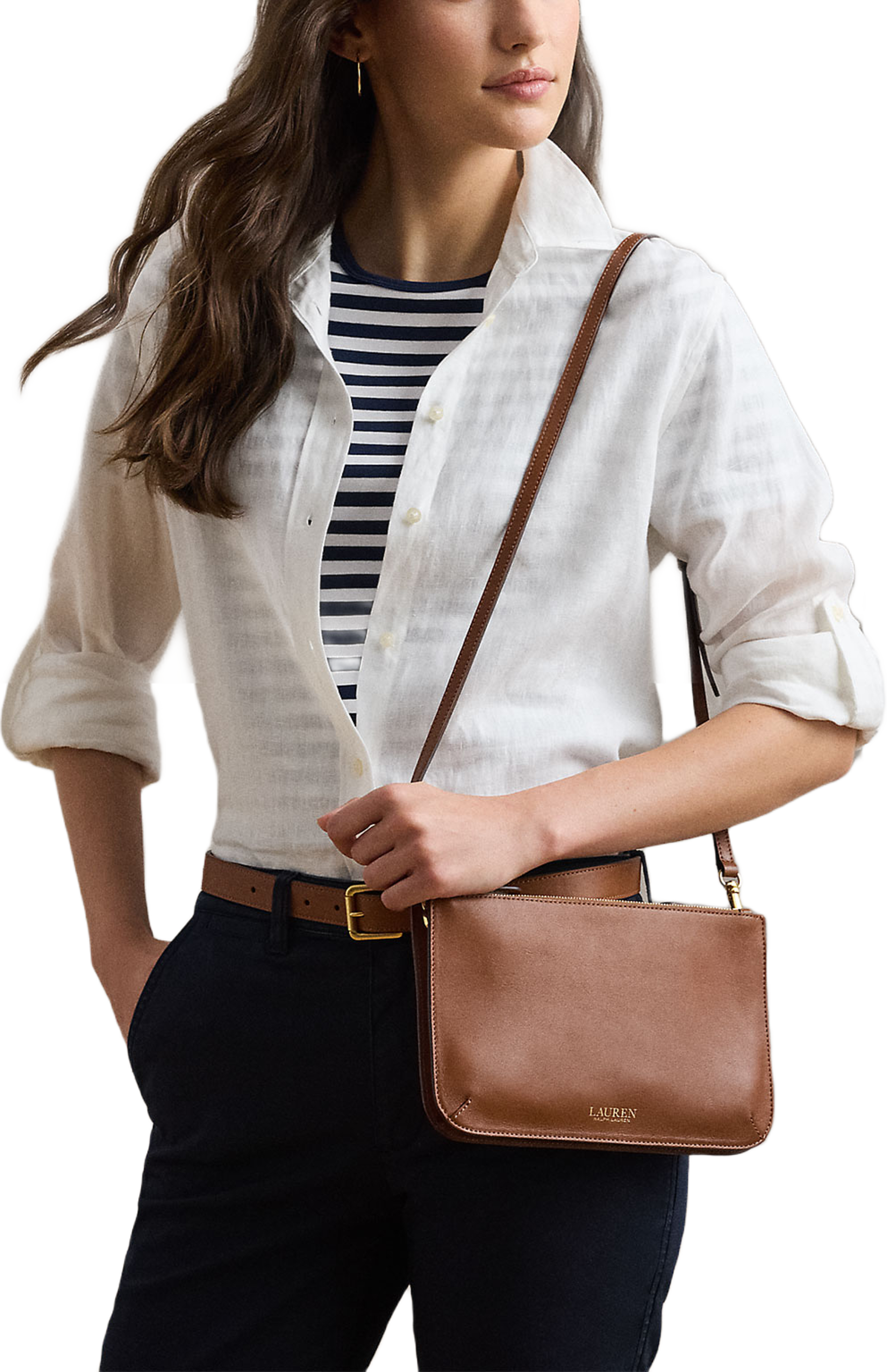 Leather Medium Landyn Crossbody Bag