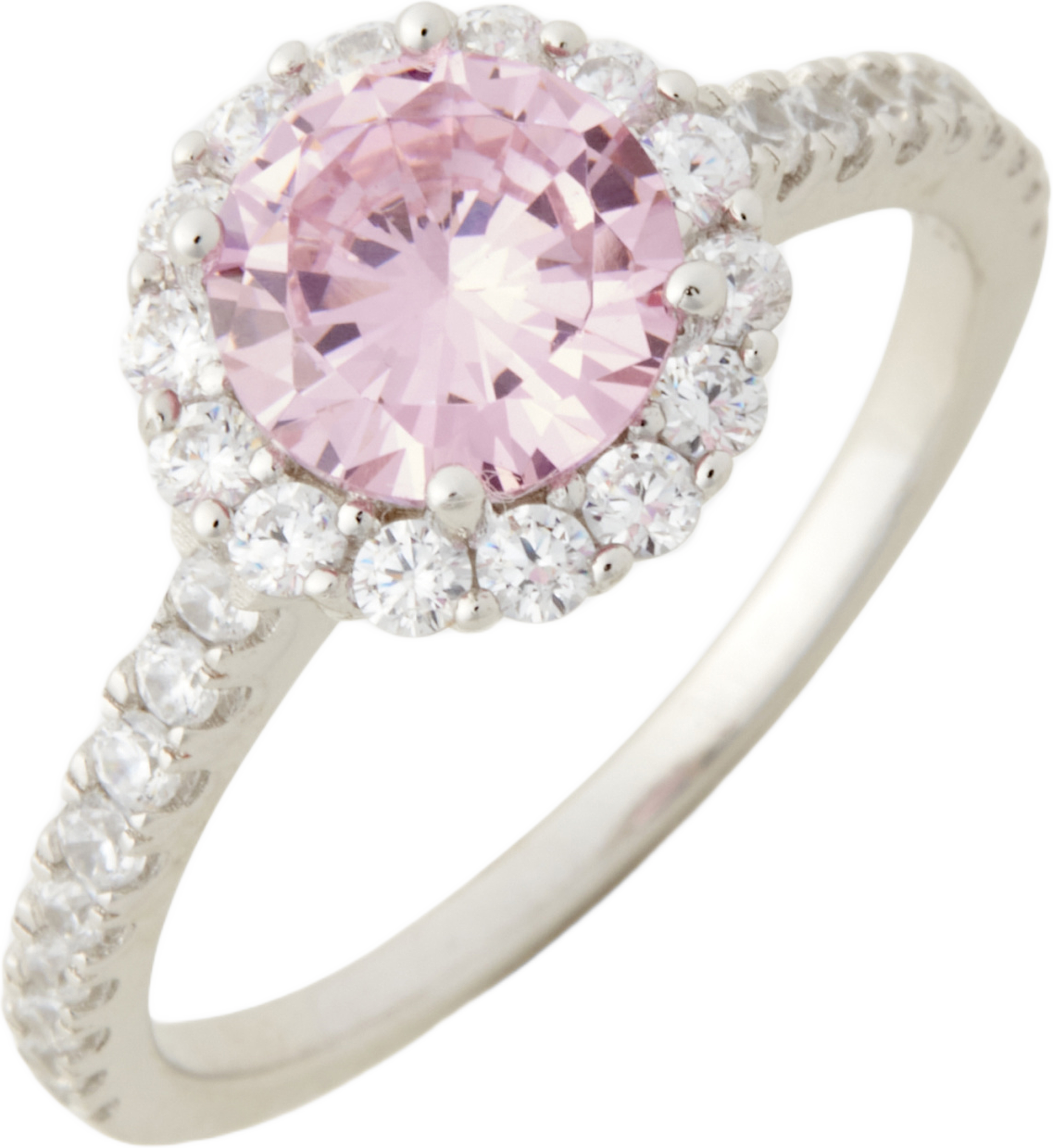 Ring silver Pink