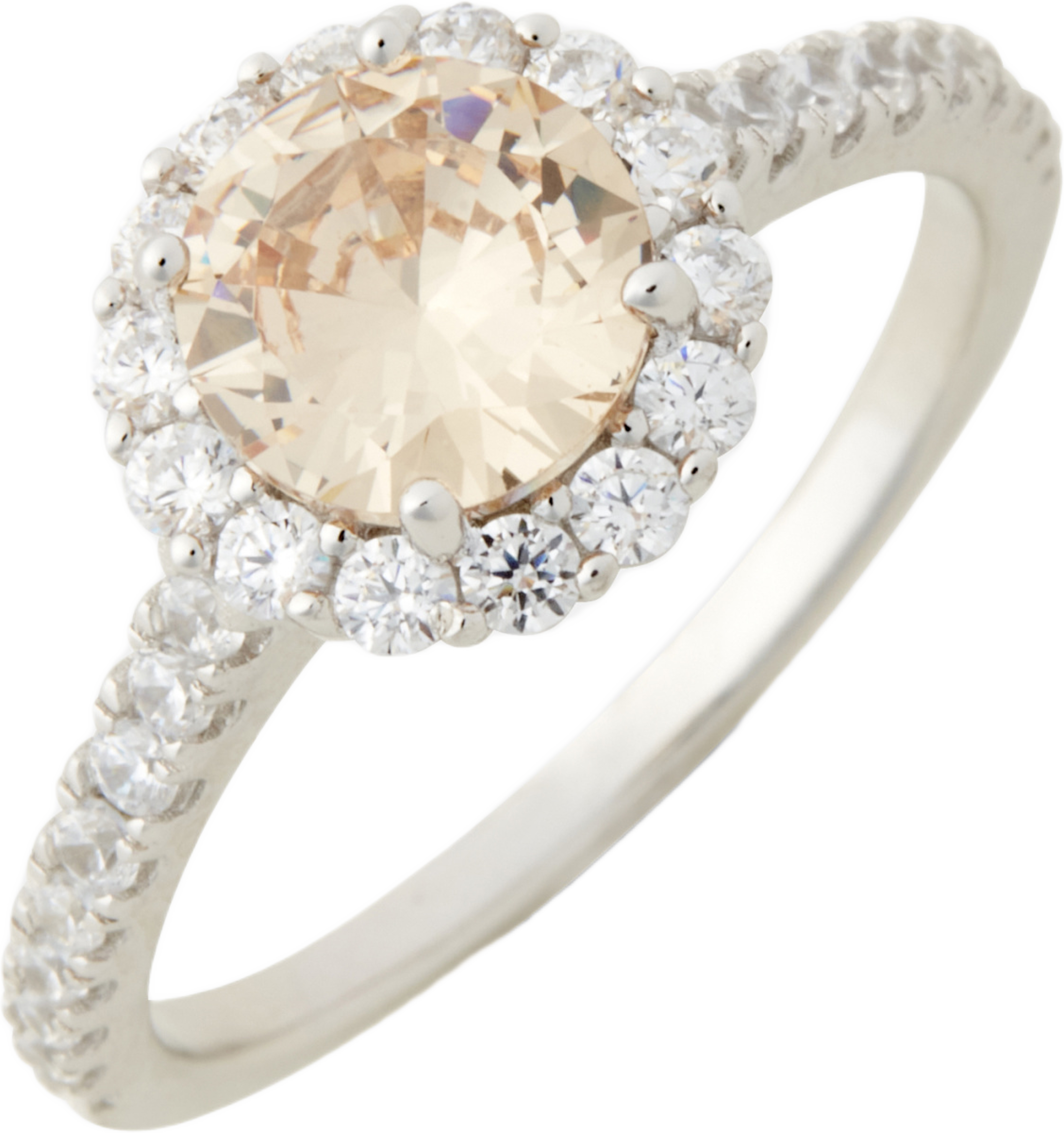 Ring silver Champagne