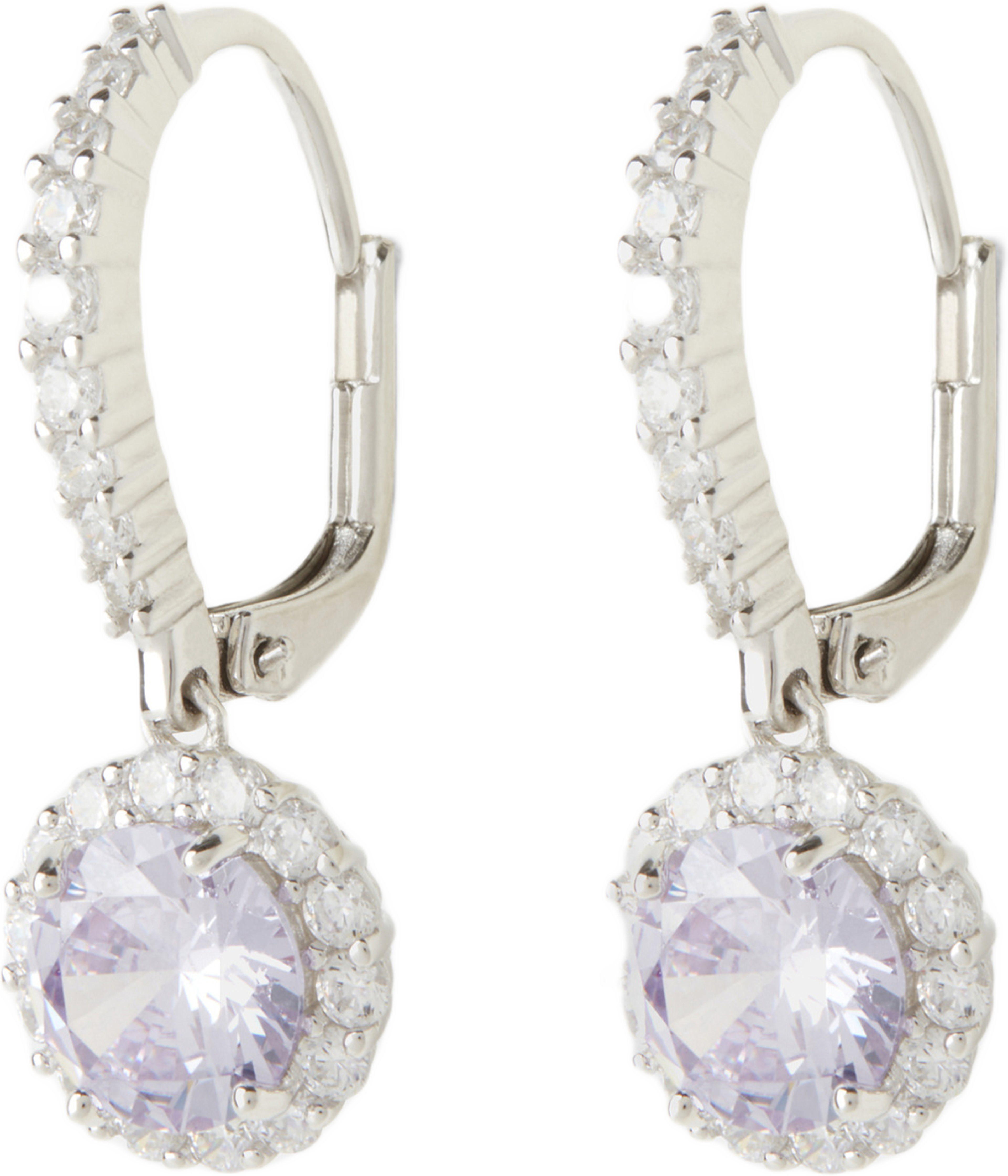 Örhängen silver Purple