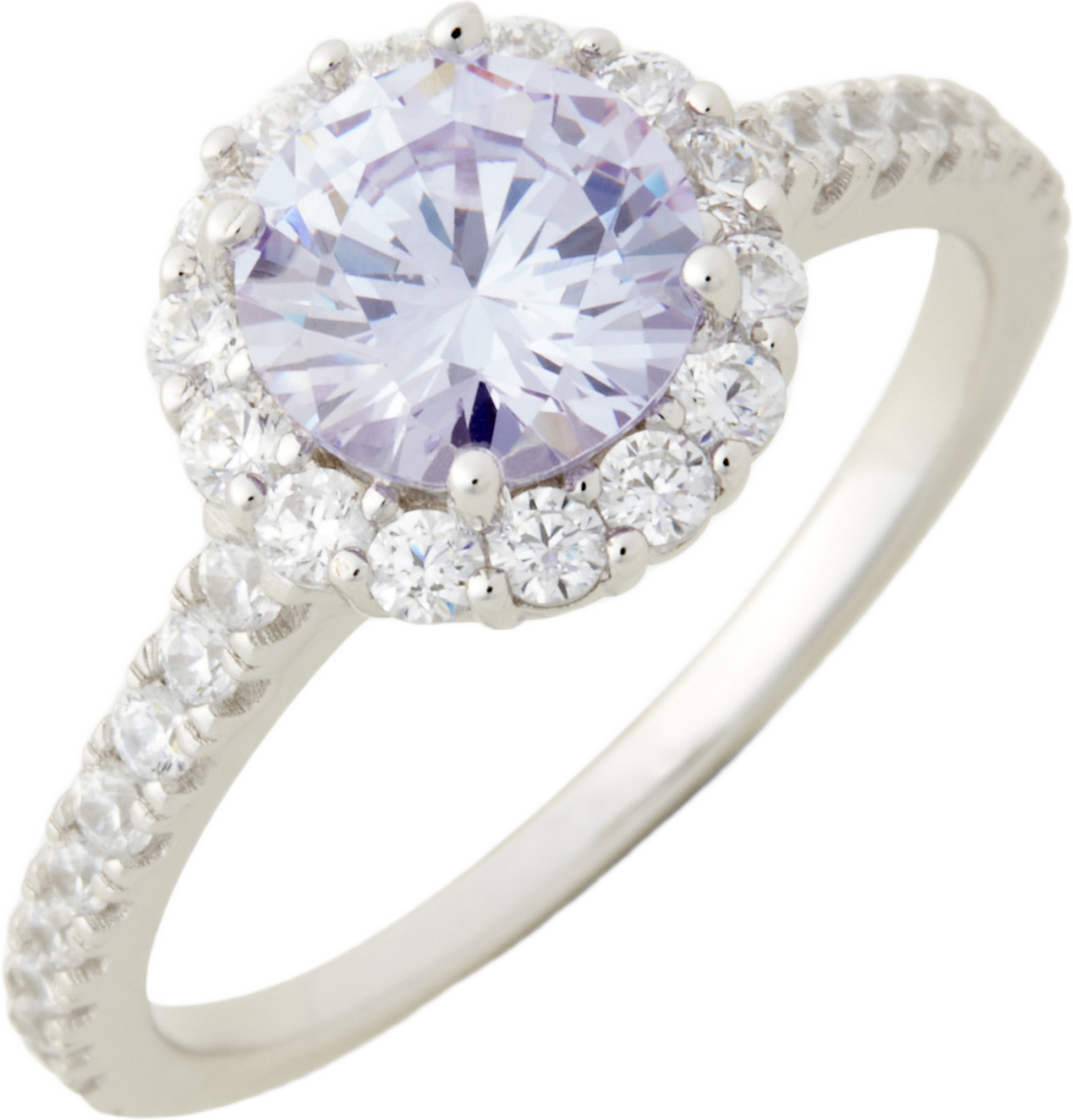 Ring silver Lavender