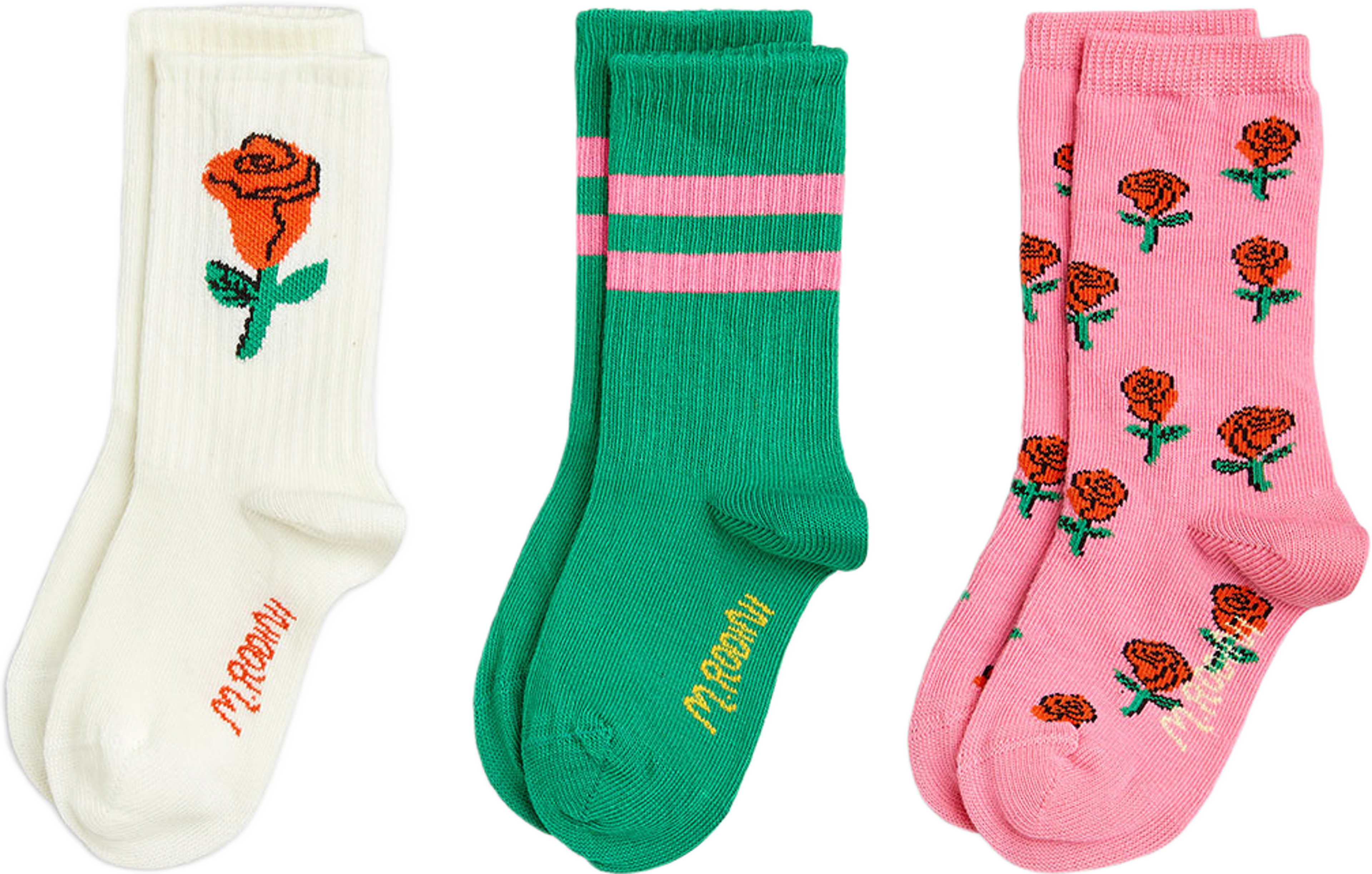 Roses Strumpor 3-pack