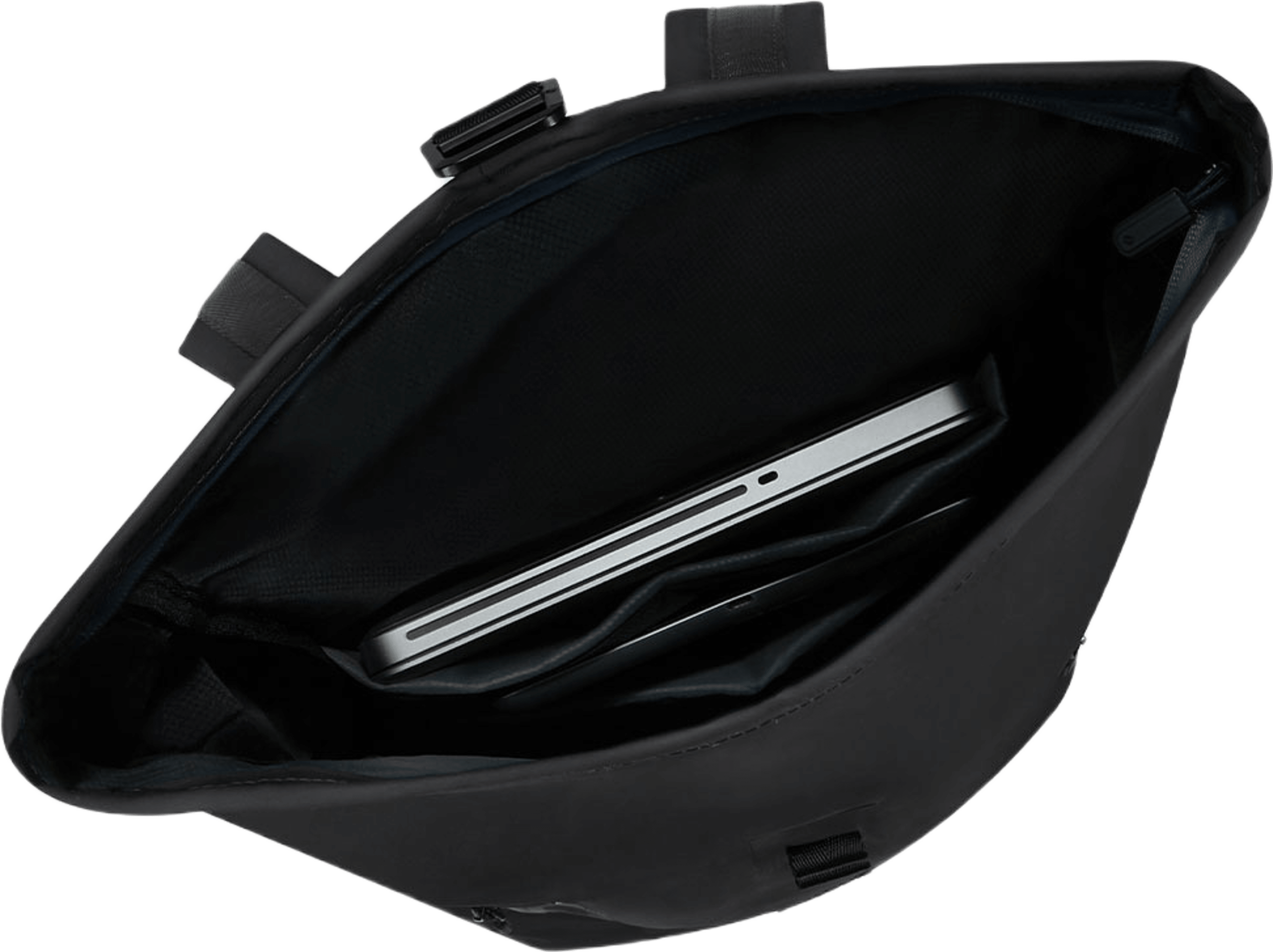 Dataryggsäck i vattenavvisande material, från Samsonite, i färgen Black. Klicka för att öppna bilden i stort format