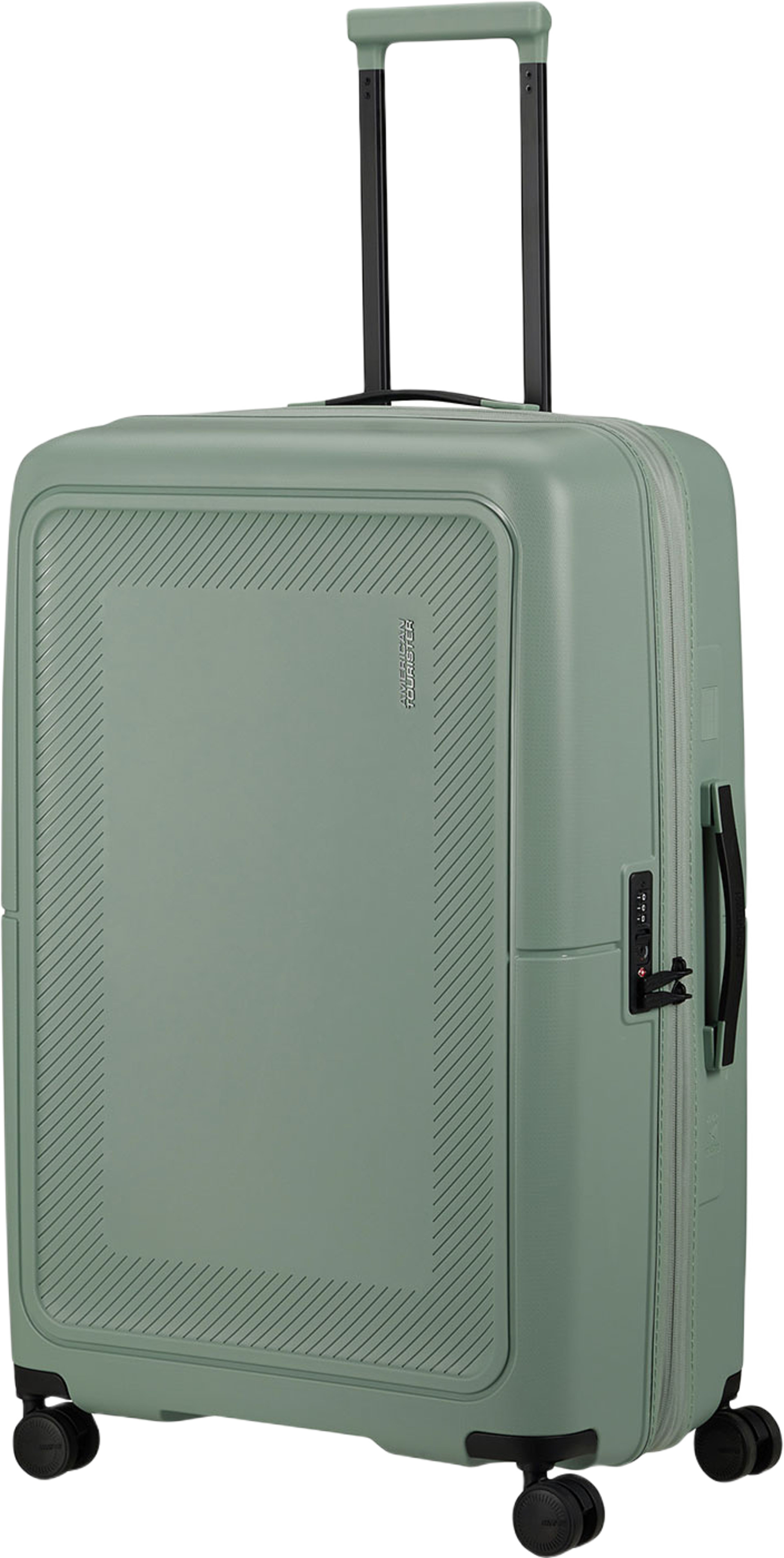 Dashpop spinner 77 cm, från American Tourister, i färgen Iceberg Green. Klicka för att öppna bilden i stort format