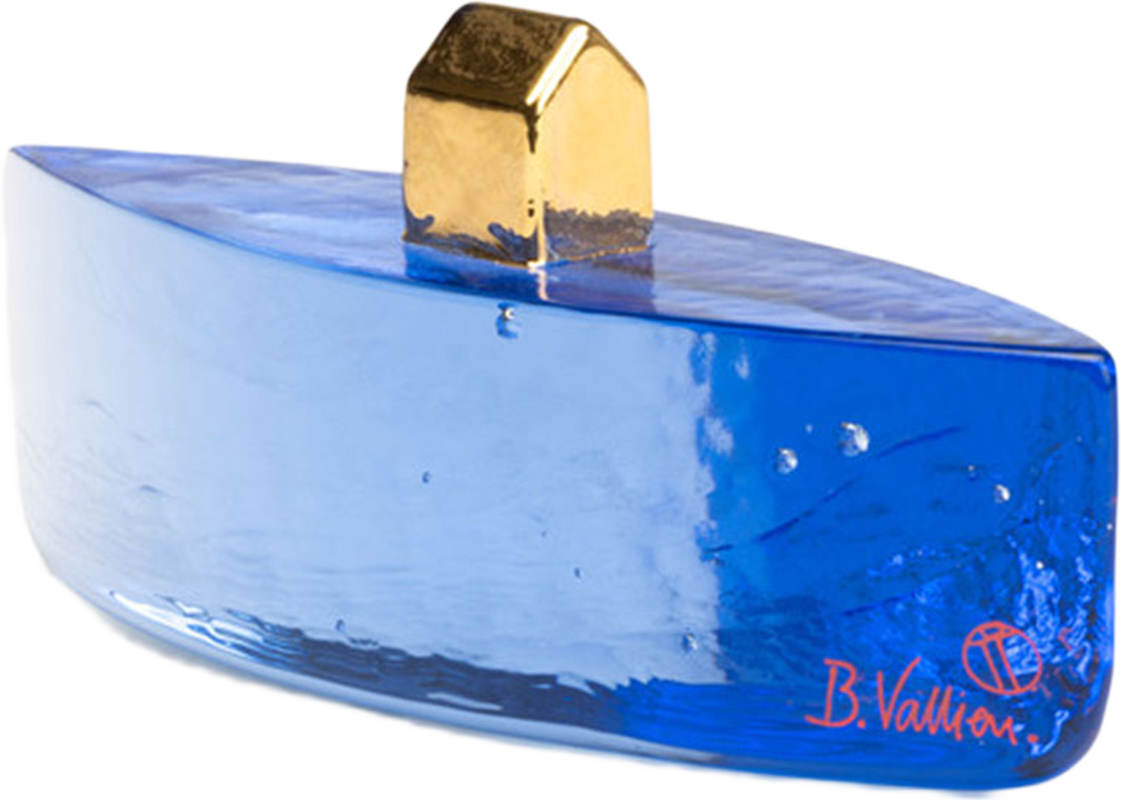 Fortress Vessel Blå/Guld Bv Ac-23, från Kosta Boda, i färgen Blue. Klicka för att öppna bilden i stort format