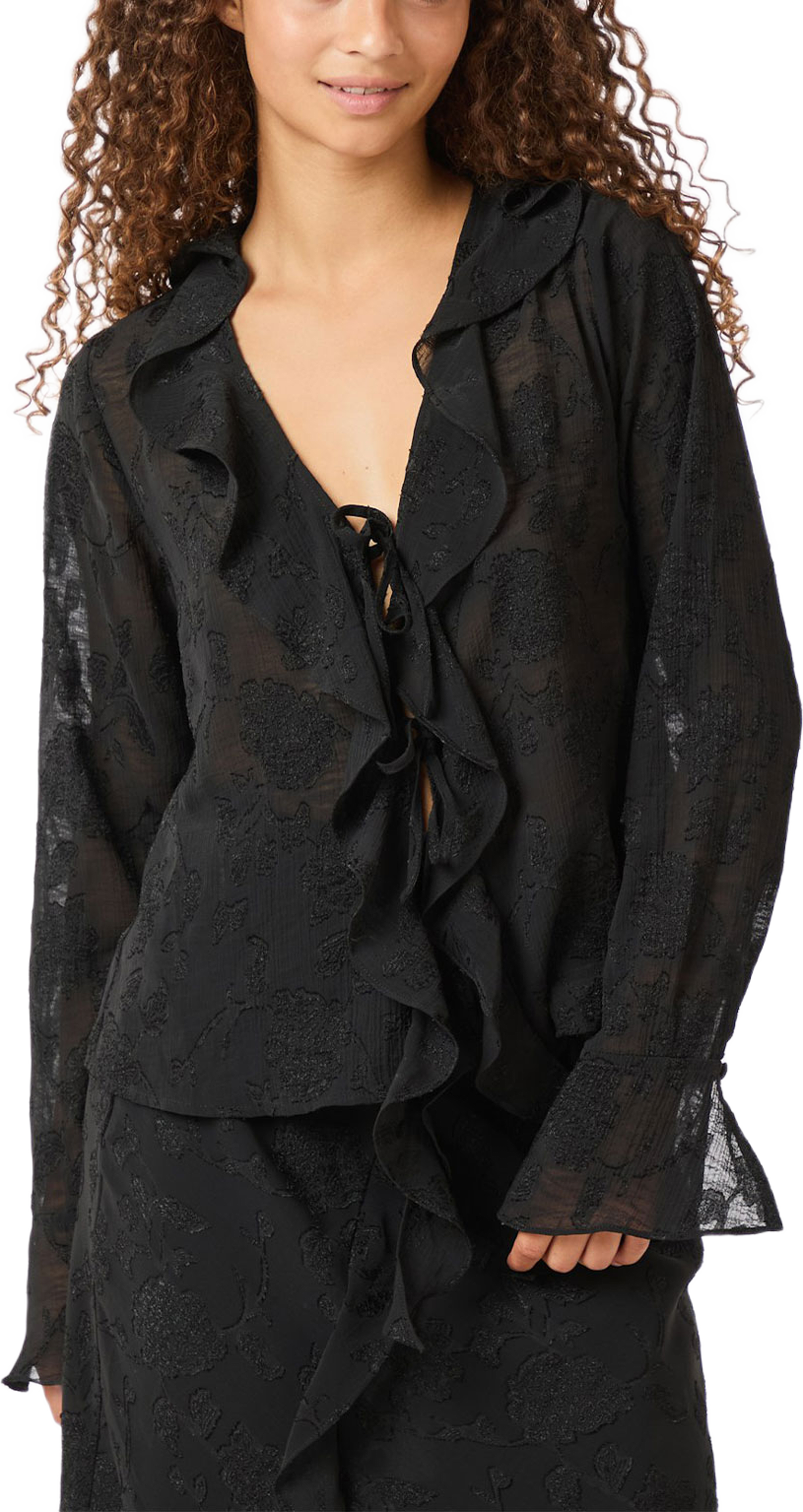 Anika Burnout Blouse