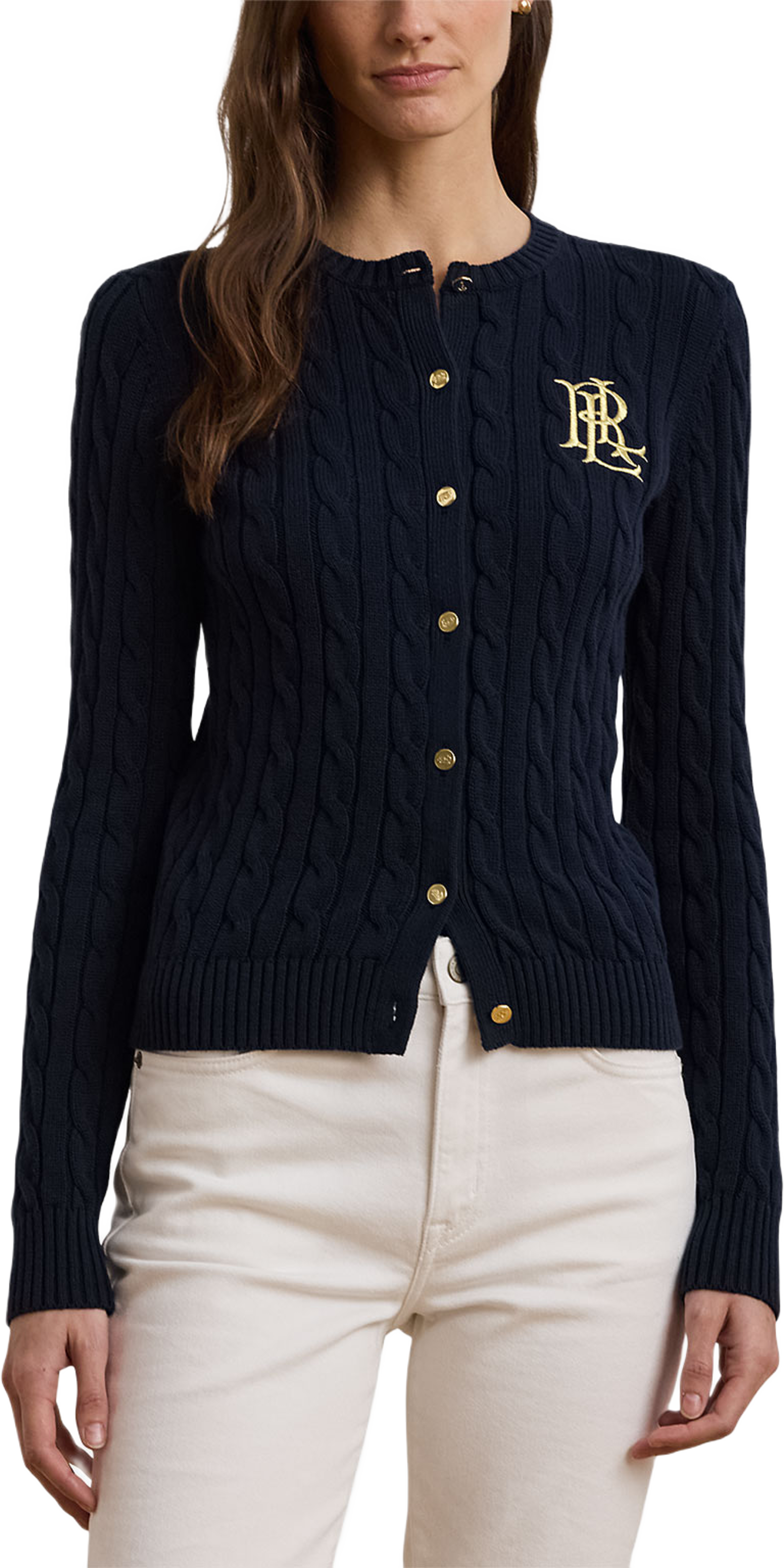 Cable-Knit Cotton Cardigan