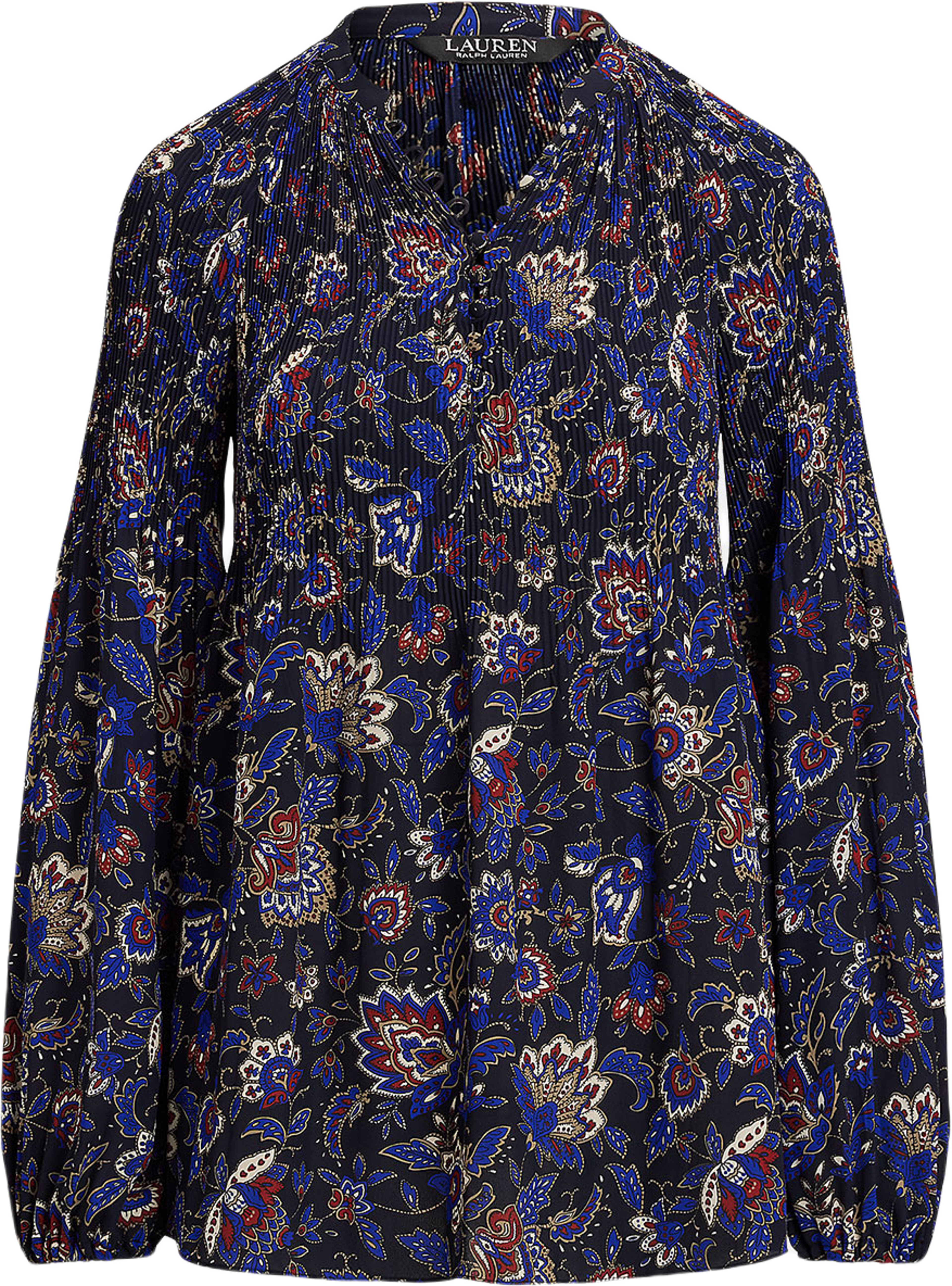 Floral Pleated Georgette Blouse