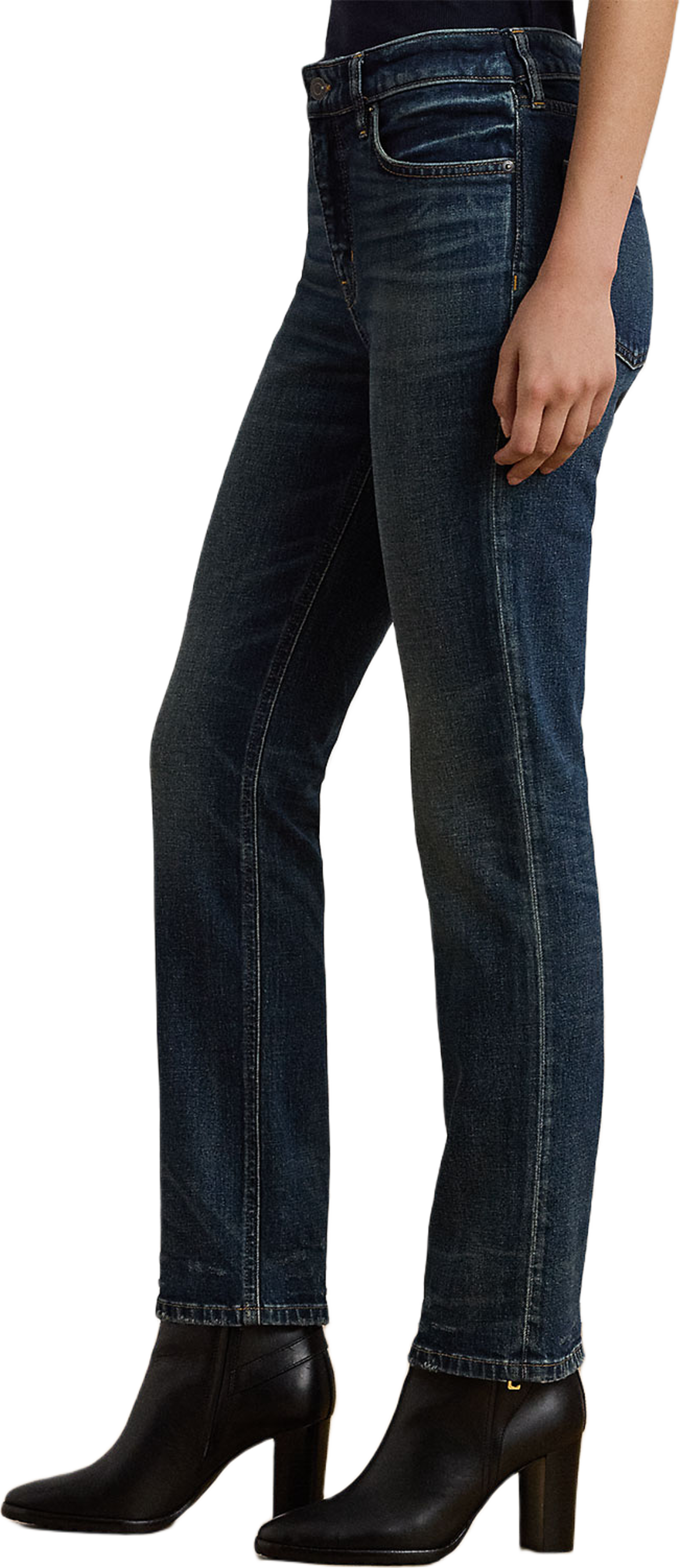 High-Rise Straight Ankle Jean