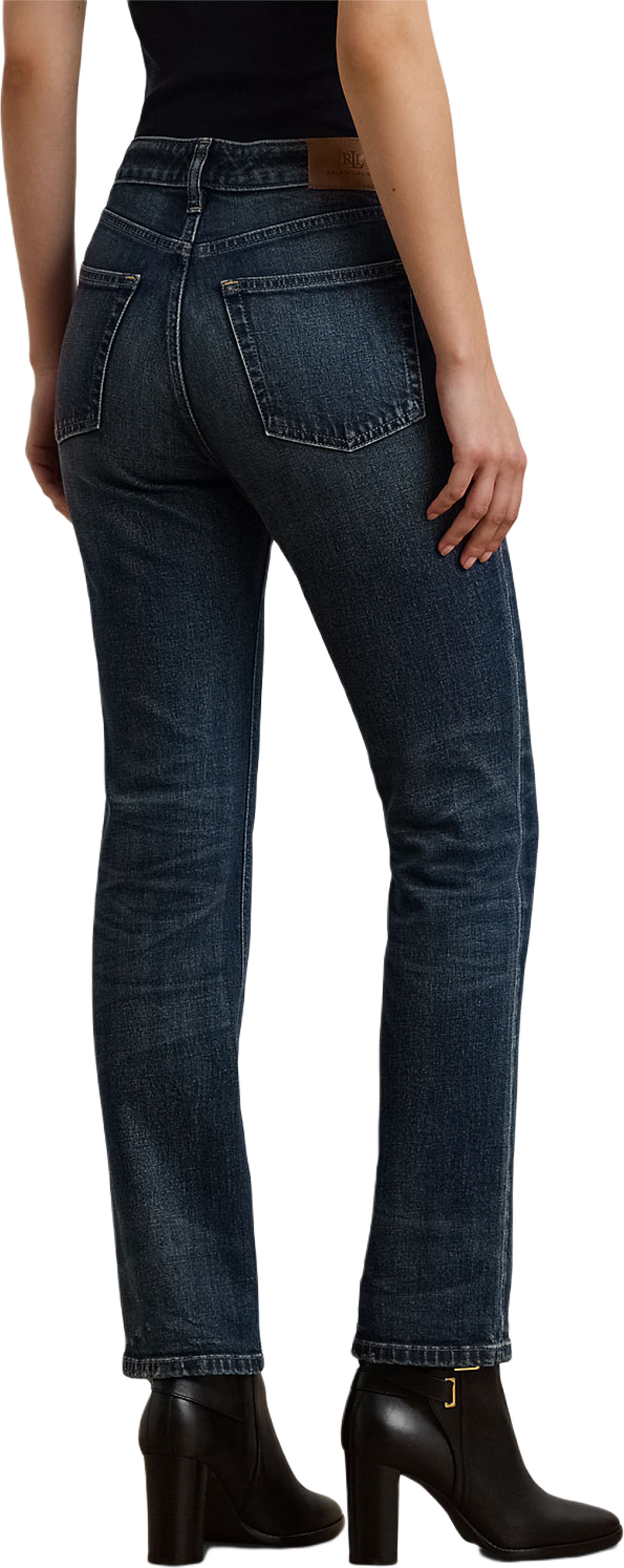 High-Rise Straight Ankle Jean
