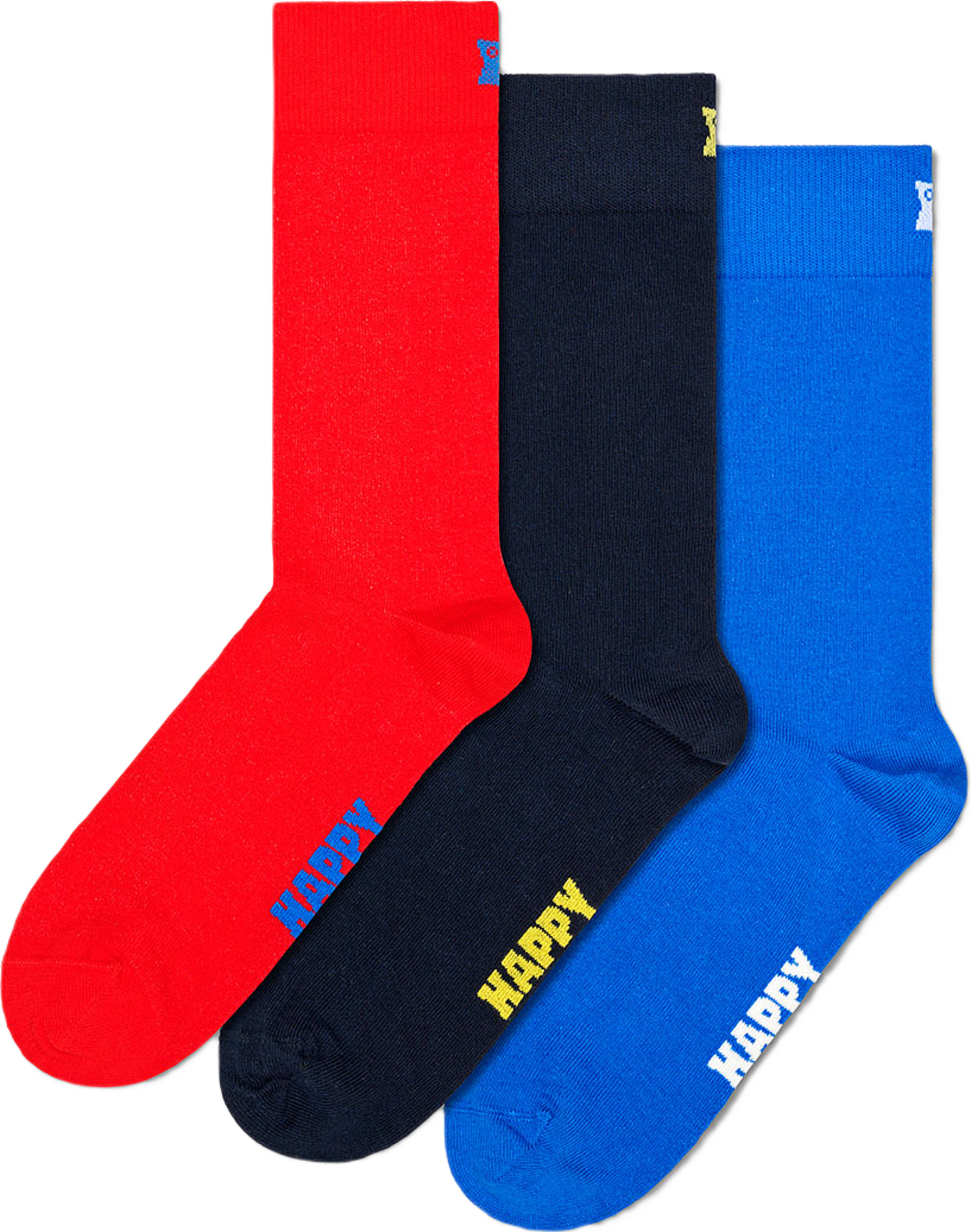 3-Pack Solid Socks