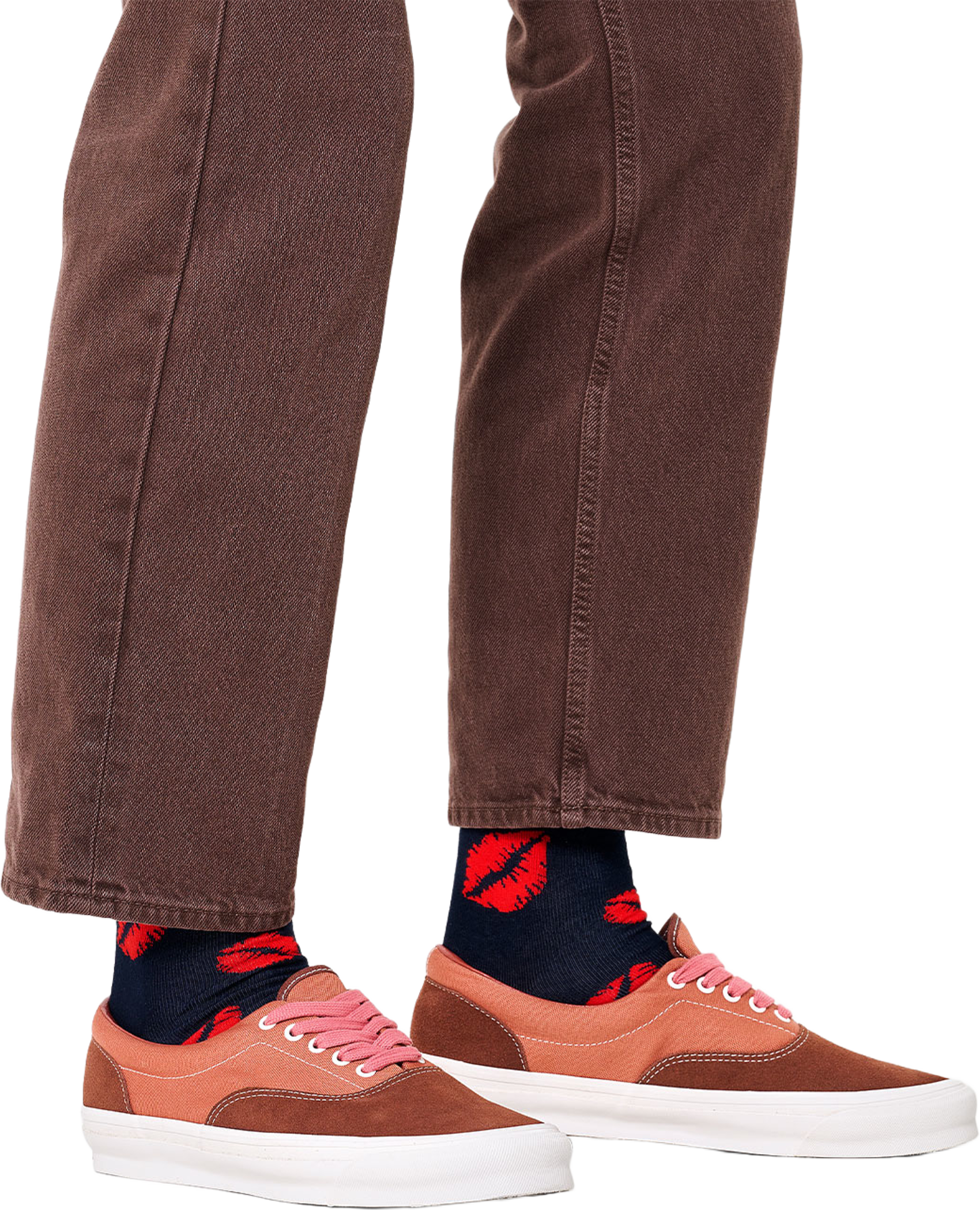 Kisses Sock, från Happy Socks, i färgen Navy. Klicka för att öppna bilden i stort format